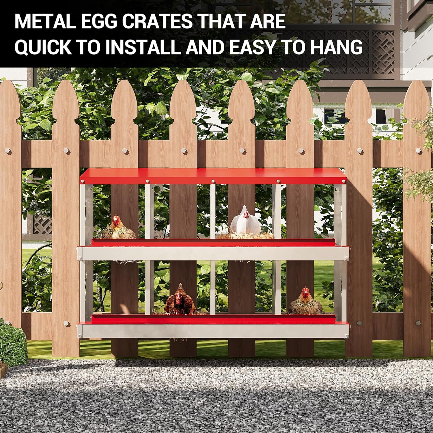 Qeetex GGL-PHO-348SS85U Chicken-Coops-Rabbit-Hutches - View #2
