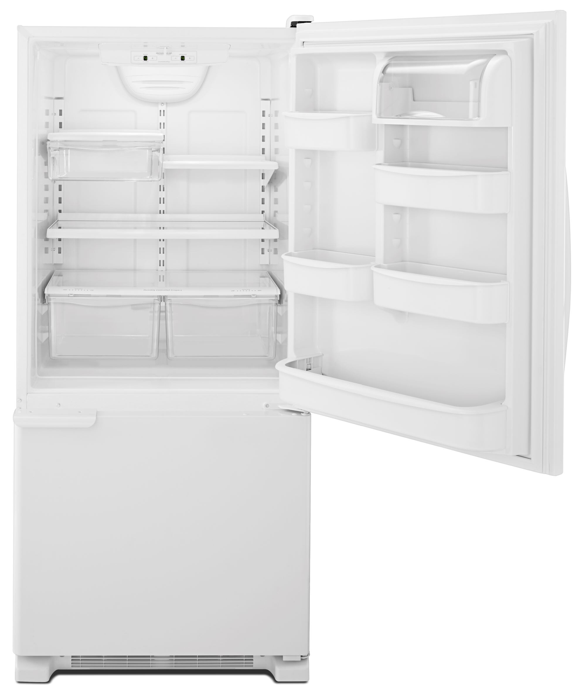 Wholesale 30' Wide Frost Free18.7 Cu. FT. Bottom Freezer Fridge in White -  China 18 Cuft Refrigerator and No Frost Refrigerator price