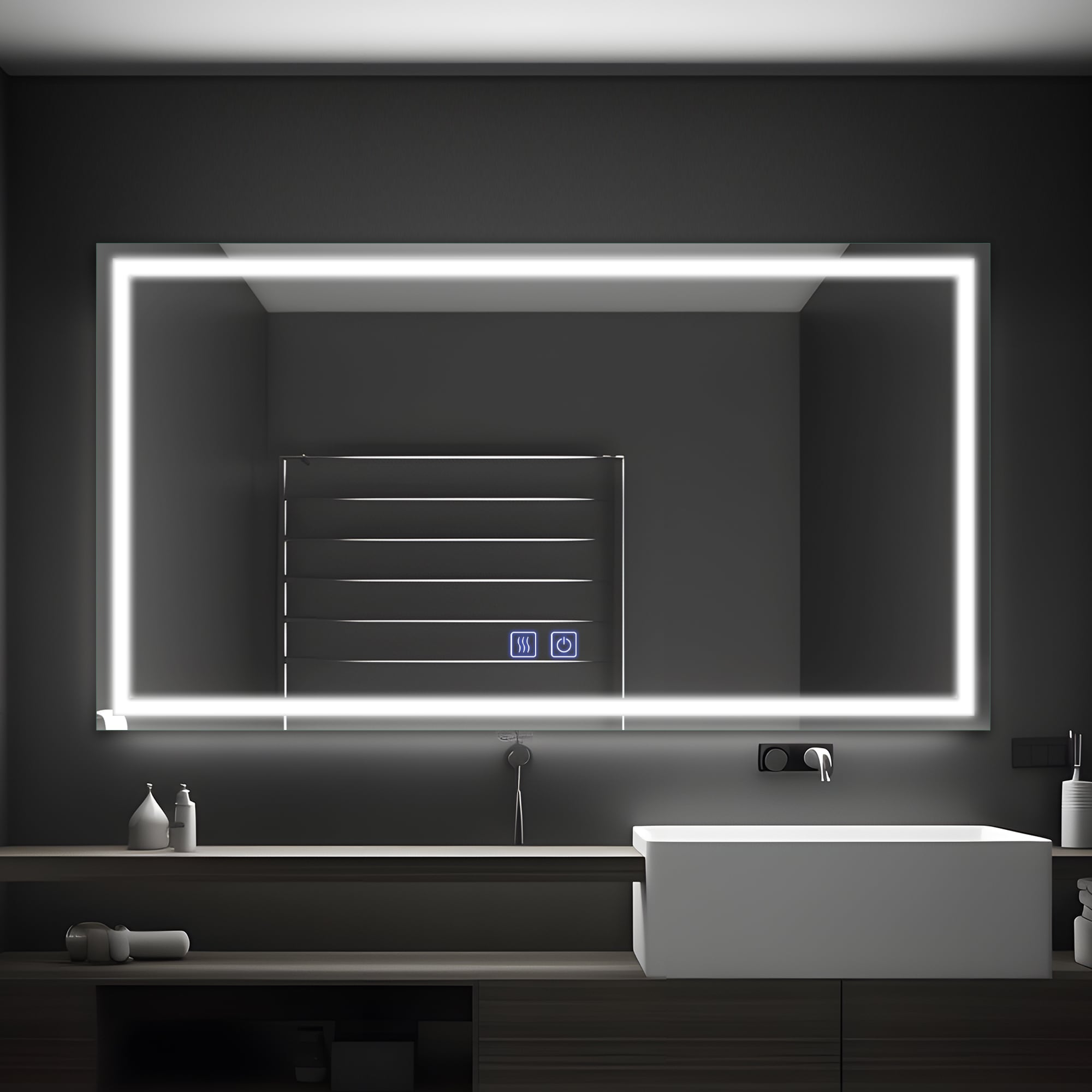 Dovelina LS-A-MR03080 Framed-Bath-Mirrors - View #2