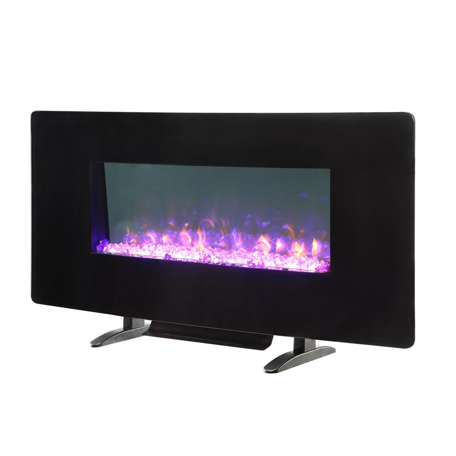 Style Selections 16IN-42-109B 42-in W Black Fan-forced Electric Fireplace