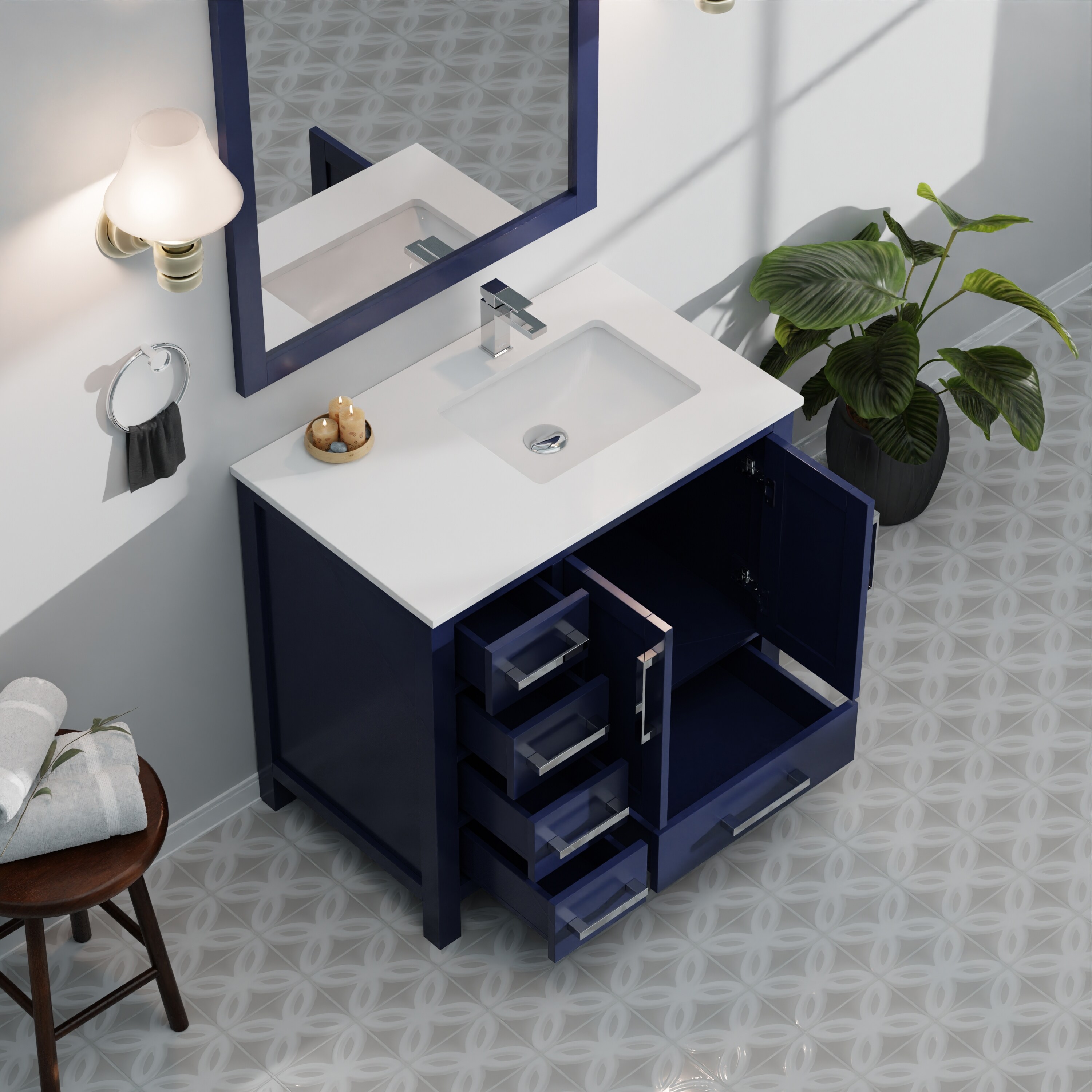 Lexora LJ342236SEWQ000R Bath-Vanity-Combo - View #13