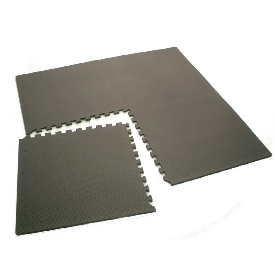 4x4ft Premium Rubber Floor Mat - Non-Slip, Durable & Easy to Clean