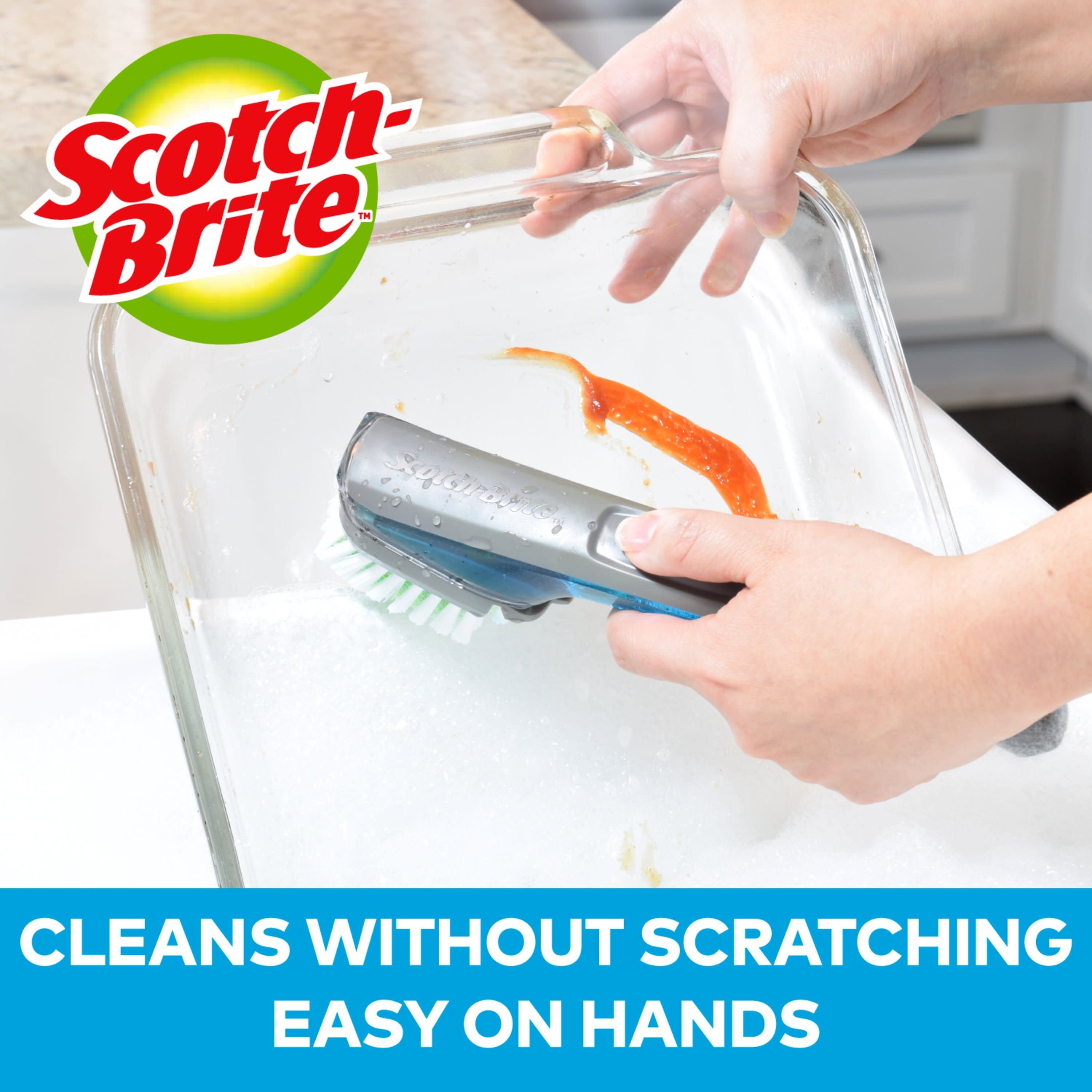Scotch-Brite Nylon Dish Wand with Soap Dispenser in the Kitchen Brushes  department at