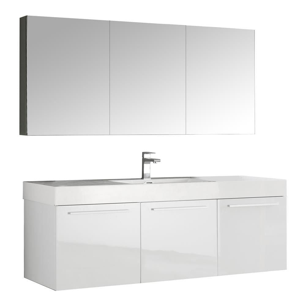Fresca FVN8093WH Bath-Vanity-Combo - View #2