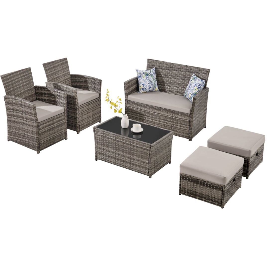 EarlGrove LS-ZJ004GYWT Patio-Conversation-Sets - View #3