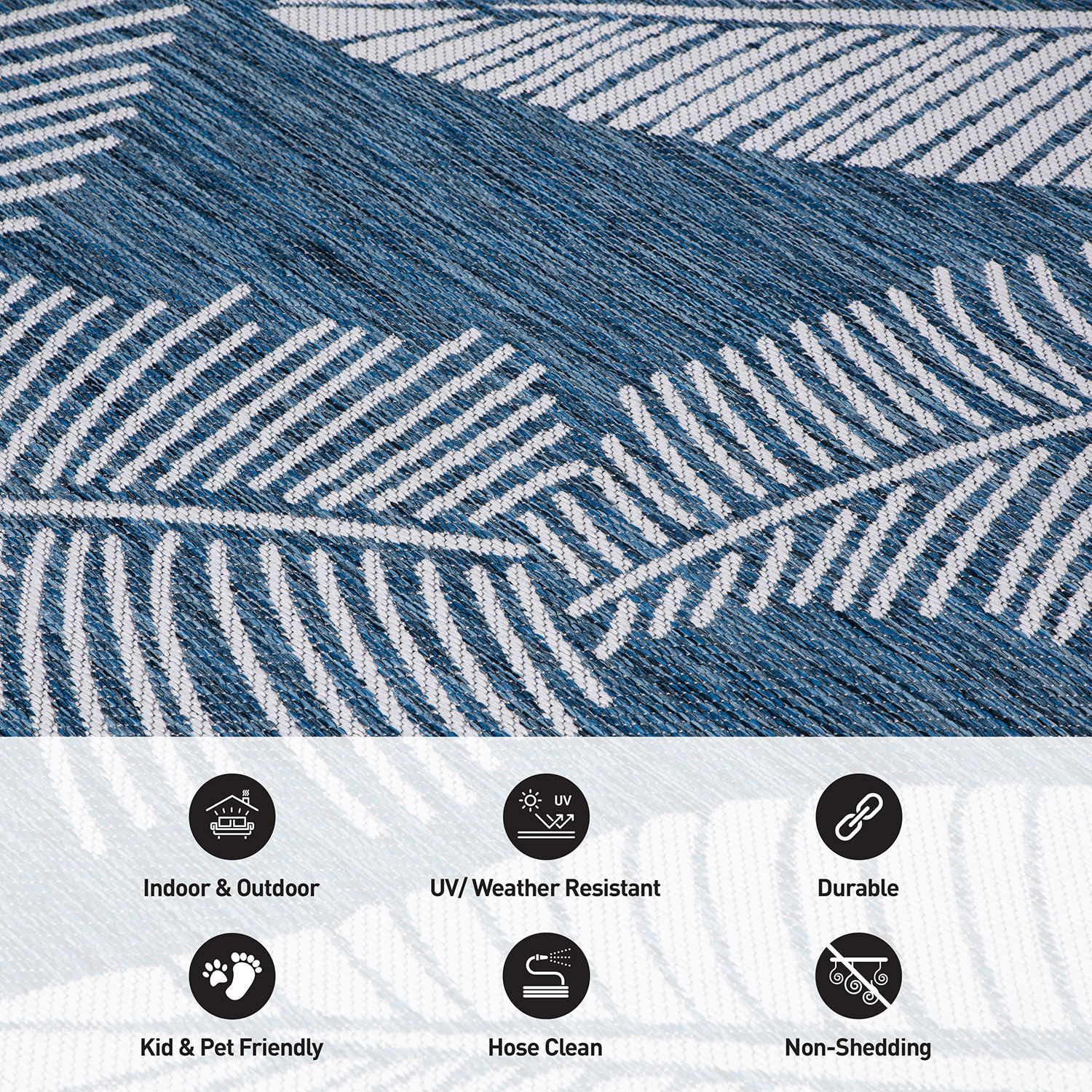 World Rug Gallery 114NAVY5X7 rugs - View #5