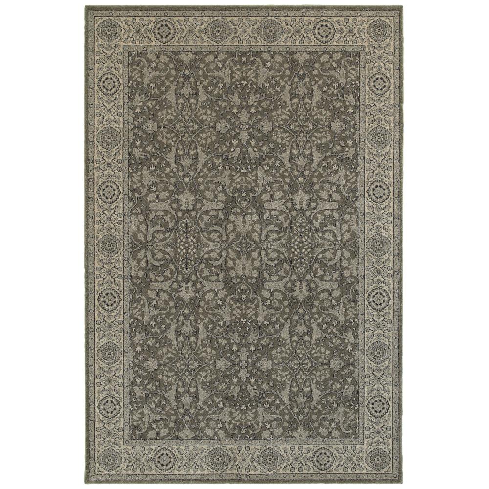 Archer Lane 001RICE30L Jenkins 10 X 13 (ft) Gray Indoor Floral/Botanical Area Rug