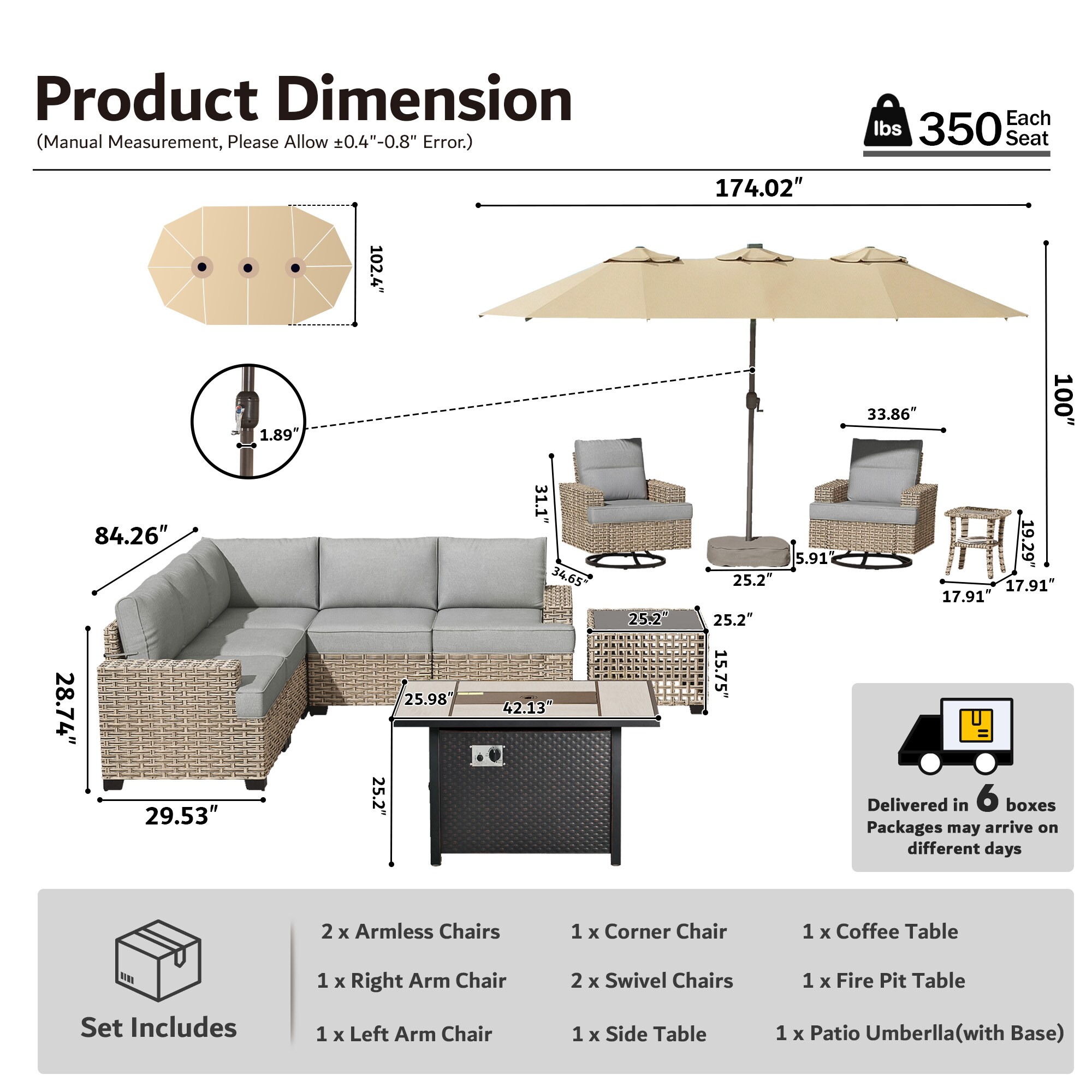 XIZZI XITBS216-VNCIFPMIMAX Patio-Sofas-Daybeds - View #13