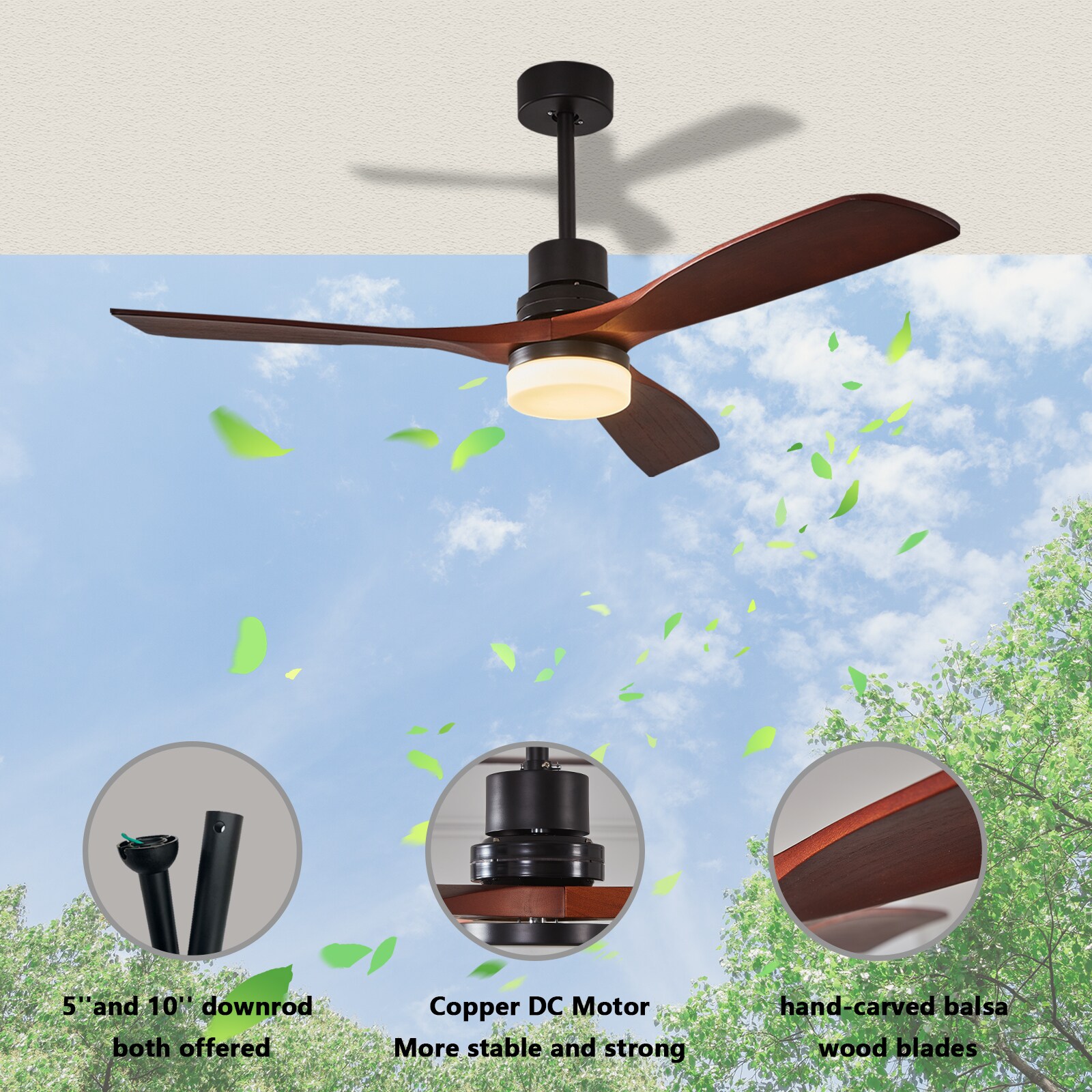 ExBrite ZPJSFL5202DCBRLED Ceiling-Fans - View #9