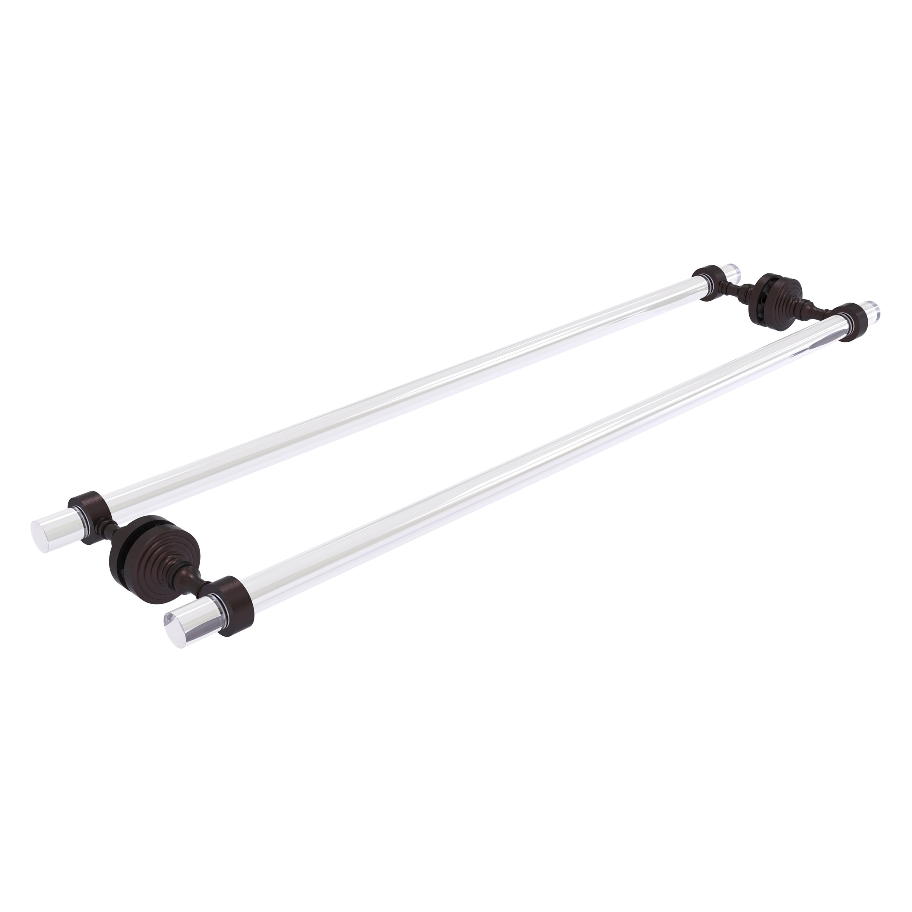 Allied Brass PG-41-BB-30-ABZ Pacific Grove 30-in double Antique Bronze Wall mount Double Towel Bar
