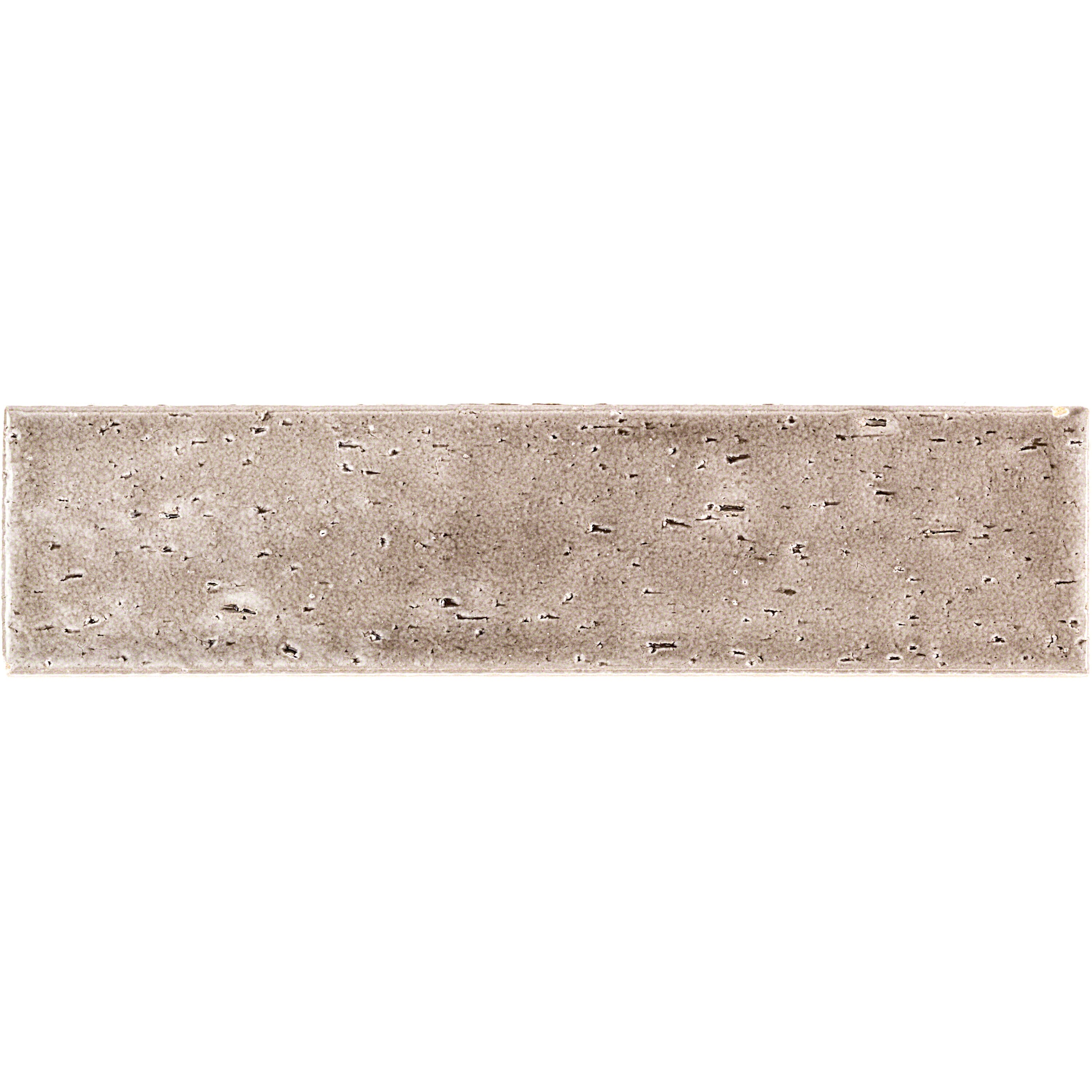 Artmore Tile EXT3RD104185 Sample - Stanza Meteor 2-in x 8-1/2-in Matte Ceramic Brick look Floor and Wall Tile