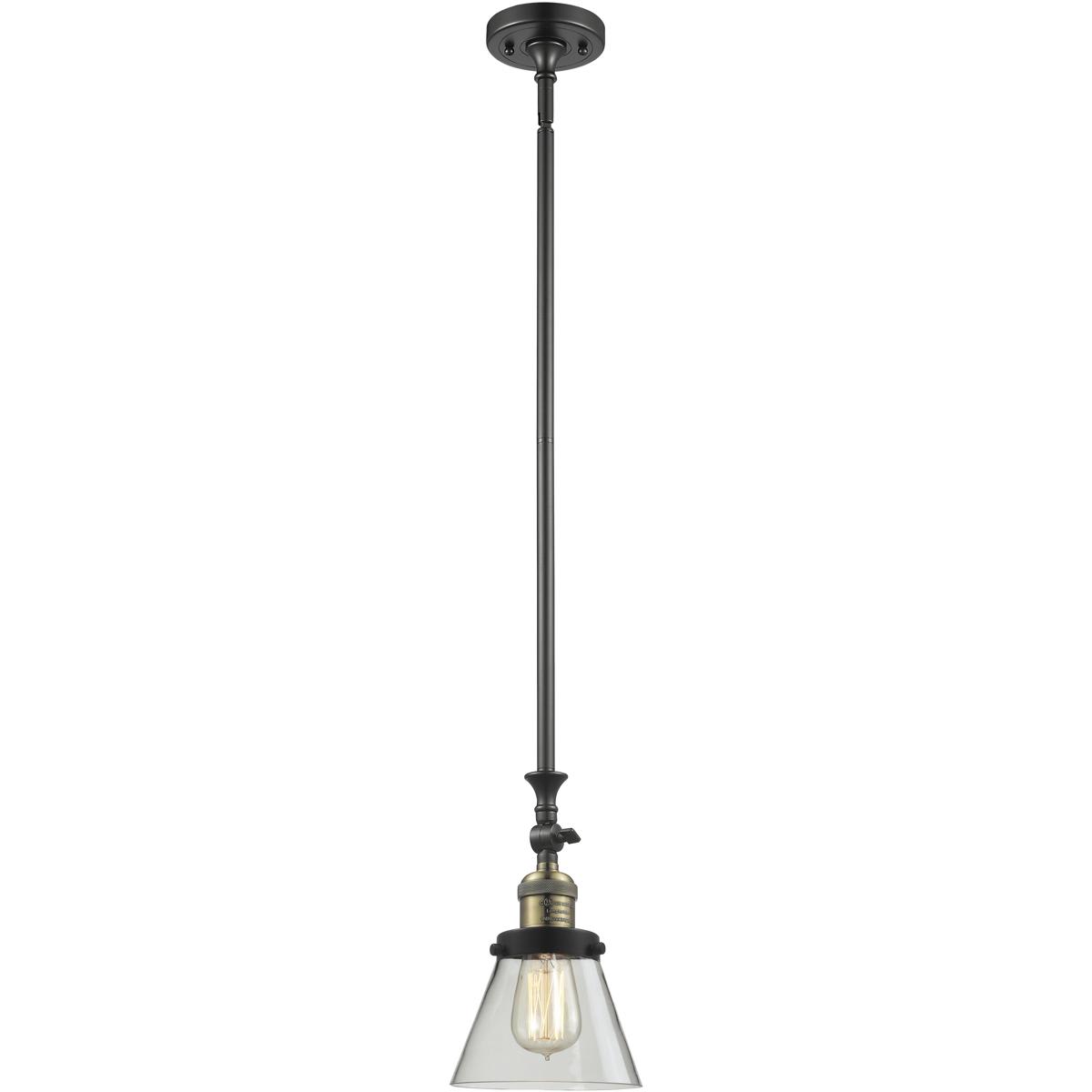 Innovations Lighting 1357798 206-BAB-G62-LED Franklin Restoration Cone Mini Pendant