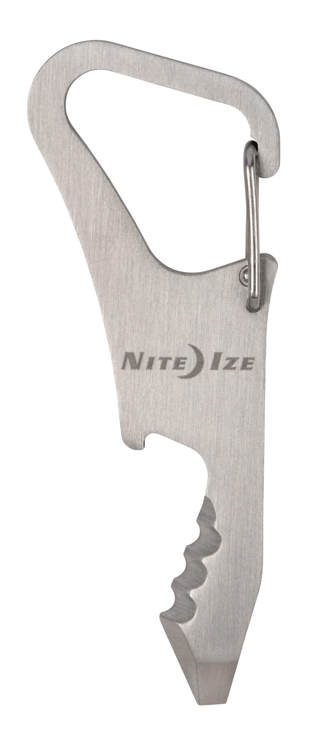 Nite Ize Stainless Steel Snap-Hook Key Ring with 5-in-1 Mini Multi
