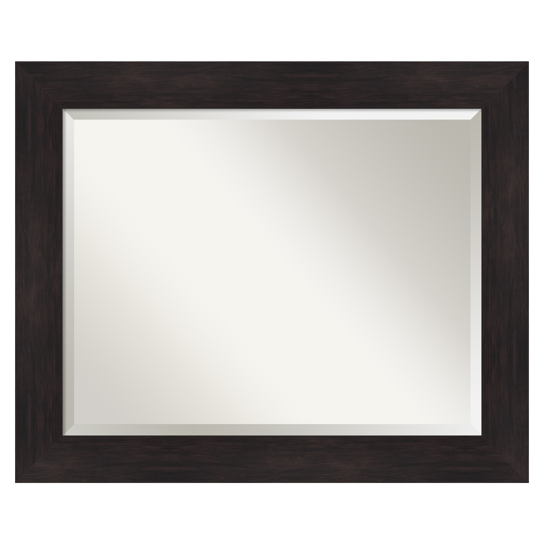 Amanti Art A17005479791 Furniture Espresso 33.75-Inches W x 27.75-Inches H Rectangle Furniture Espresso Framed Wall Mirror
