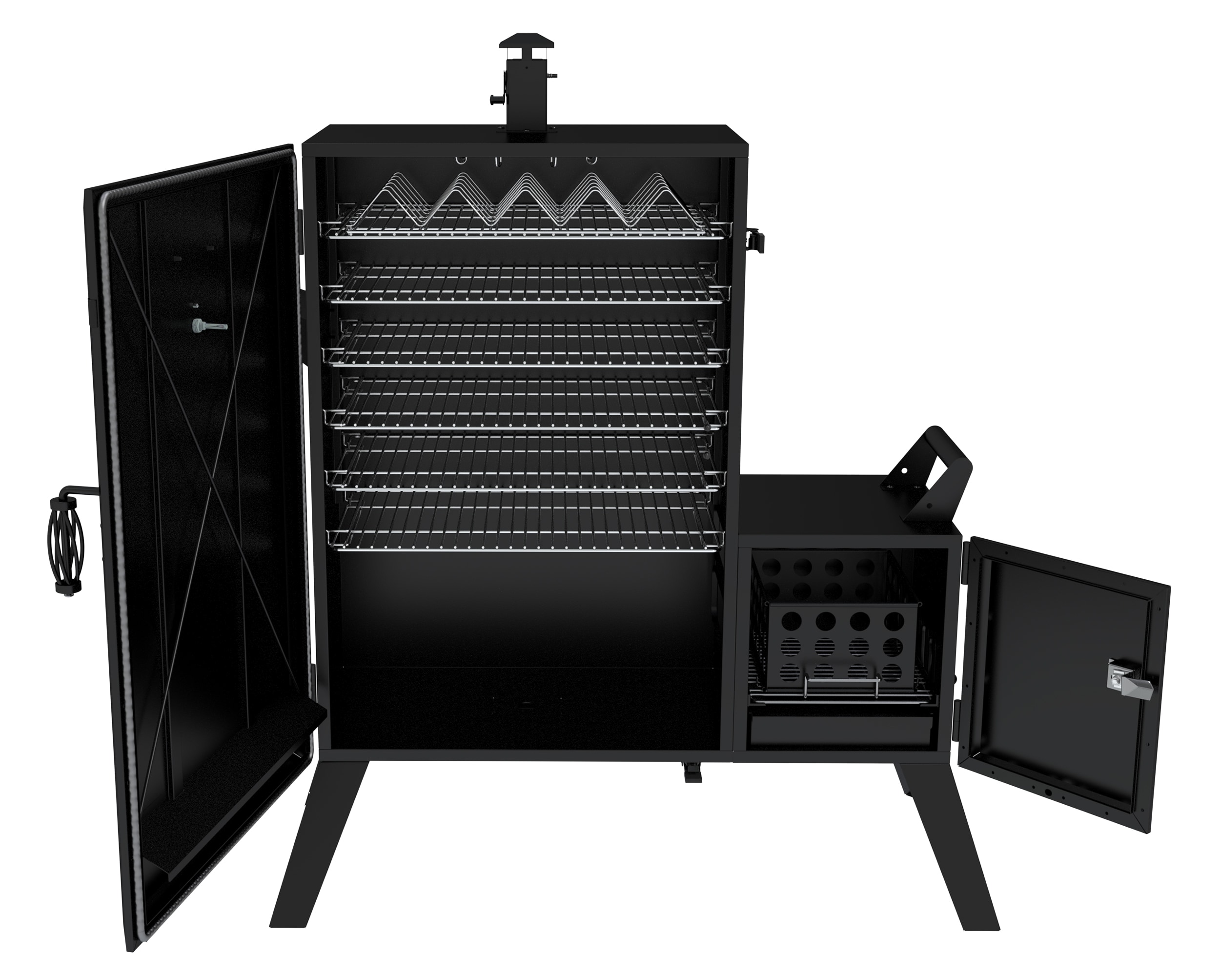 Dyna-Glo DGO1890BDC-D Charcoal-Smokers - View #3