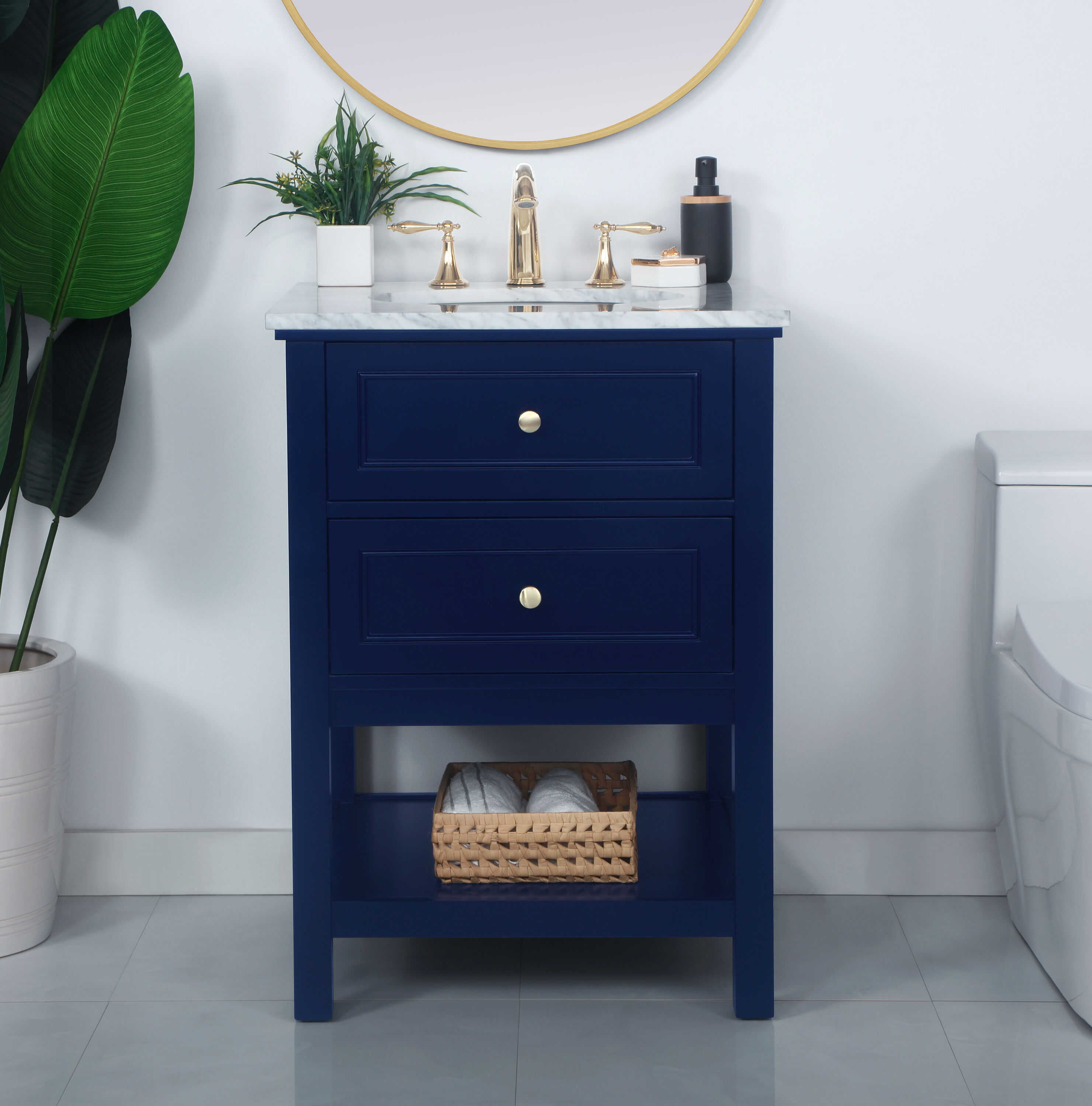Elegant Decor HF81072BL Bath-Vanity-Combo - View #3