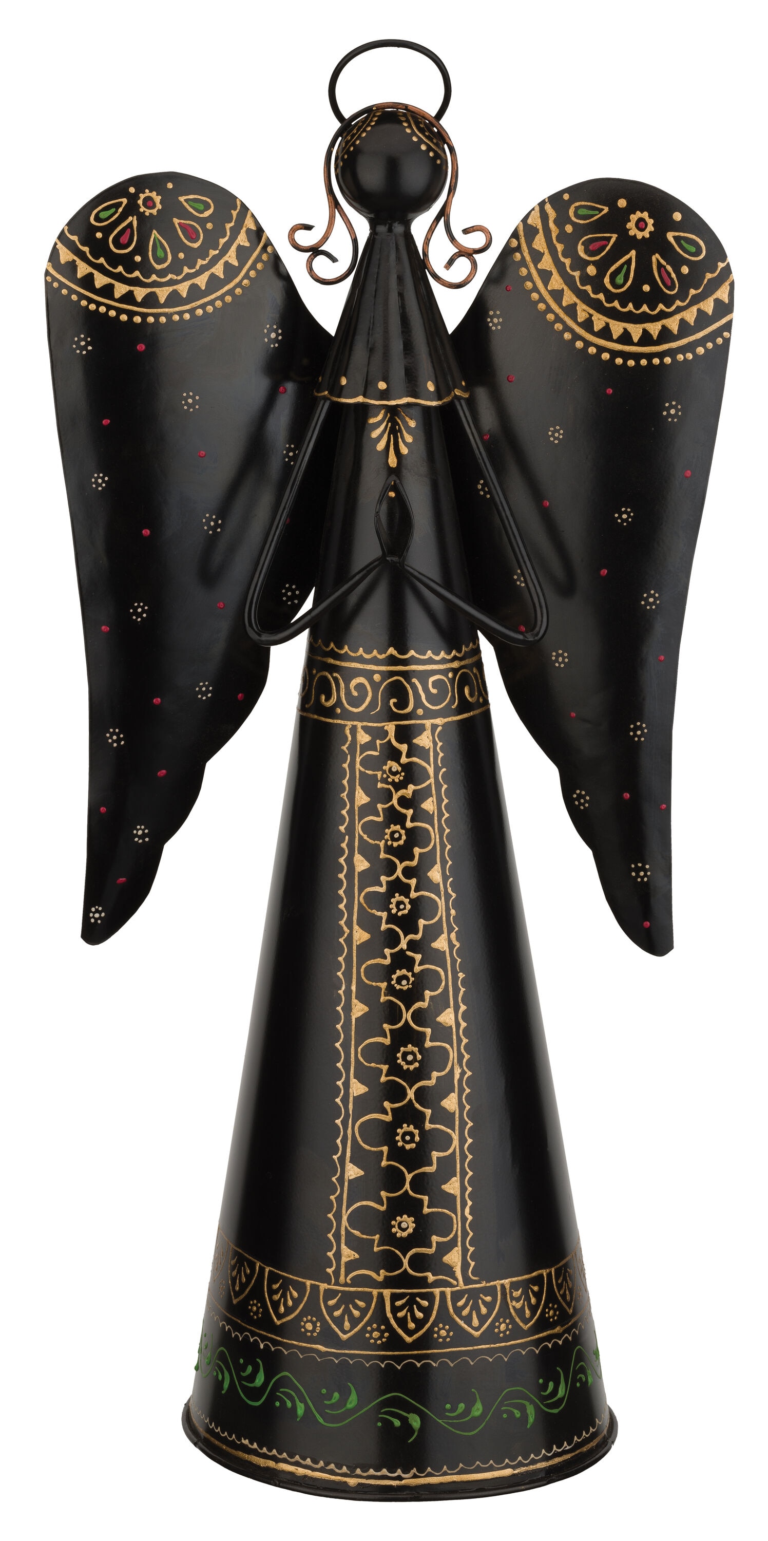 Regal Art & Gift 20618 23-in H x 7.5-in W Black Angels and cherubs Garden Statue