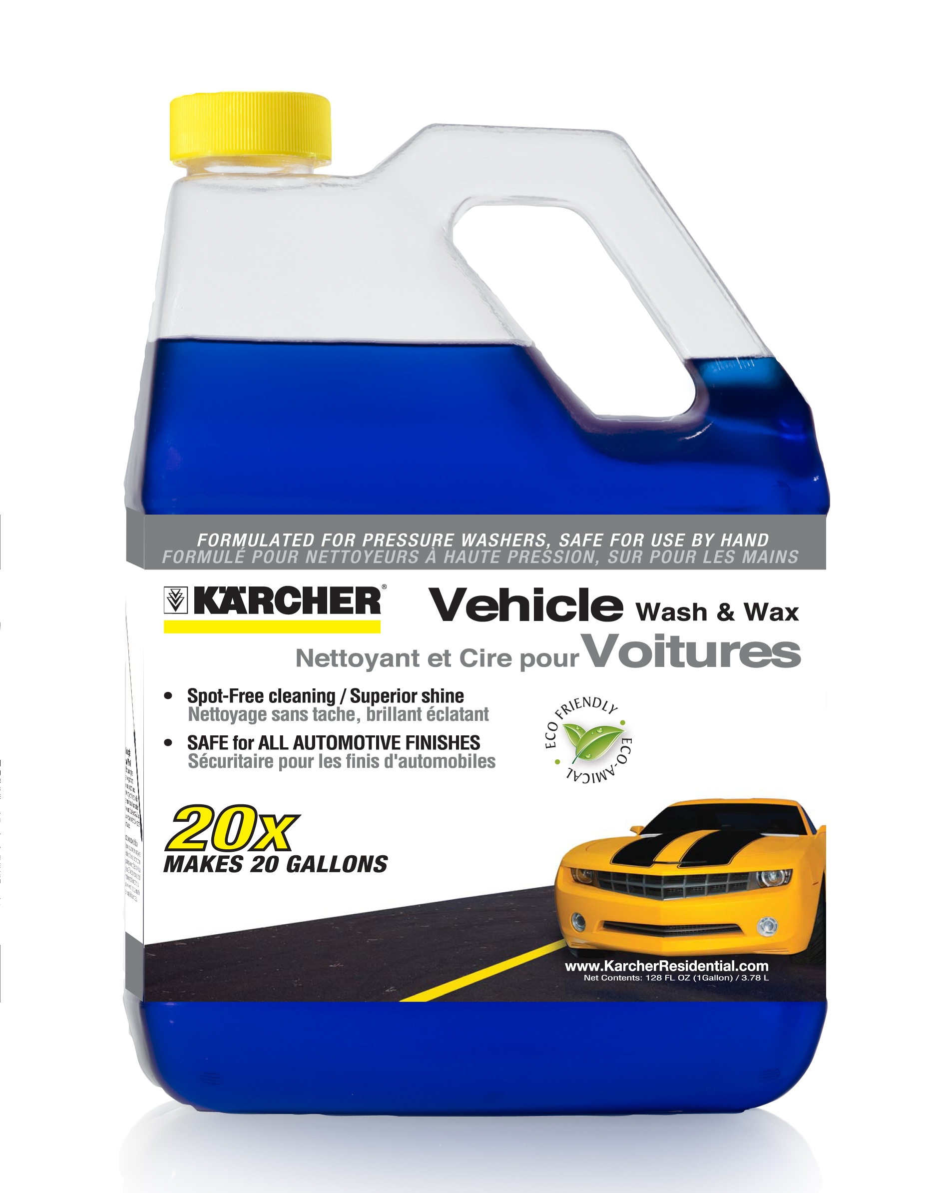 Karcher 128 oz. Vehicle Wash and Wax Pressure Washer Cleaner