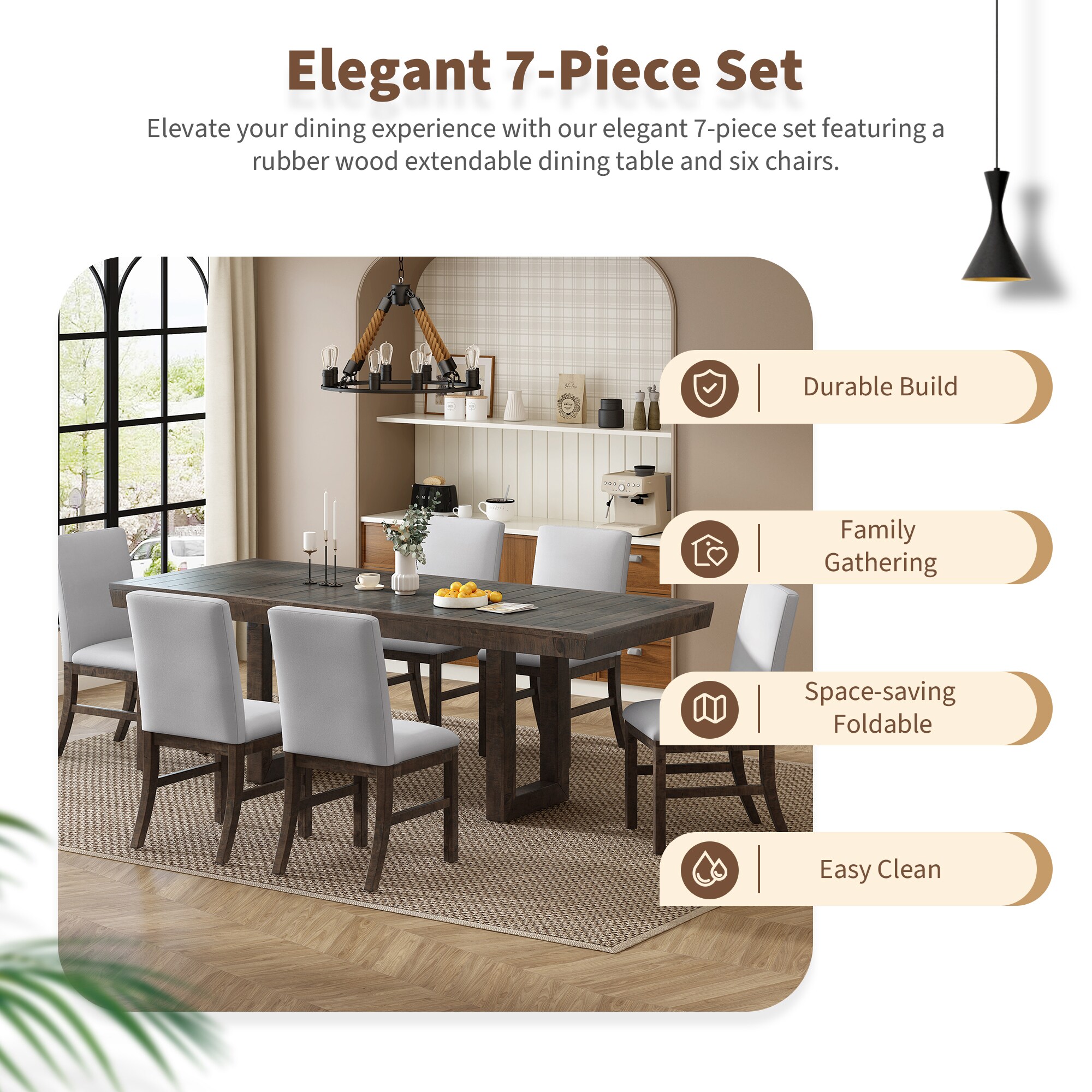 SINOFURN SYA010529GY Dining-Sets - View #10