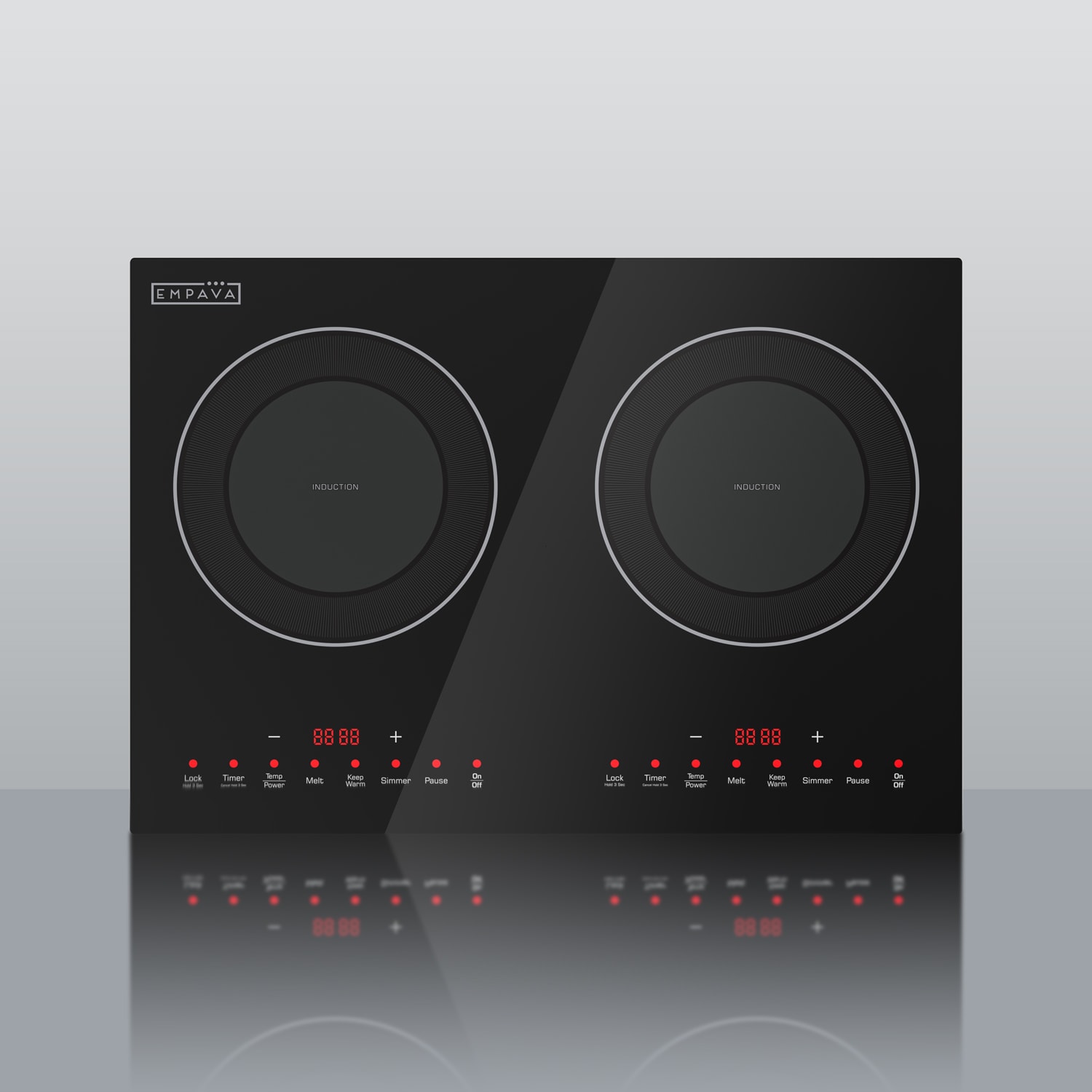Empava EMP-13EC09 20-in 2 burners Black Induction Cooktop