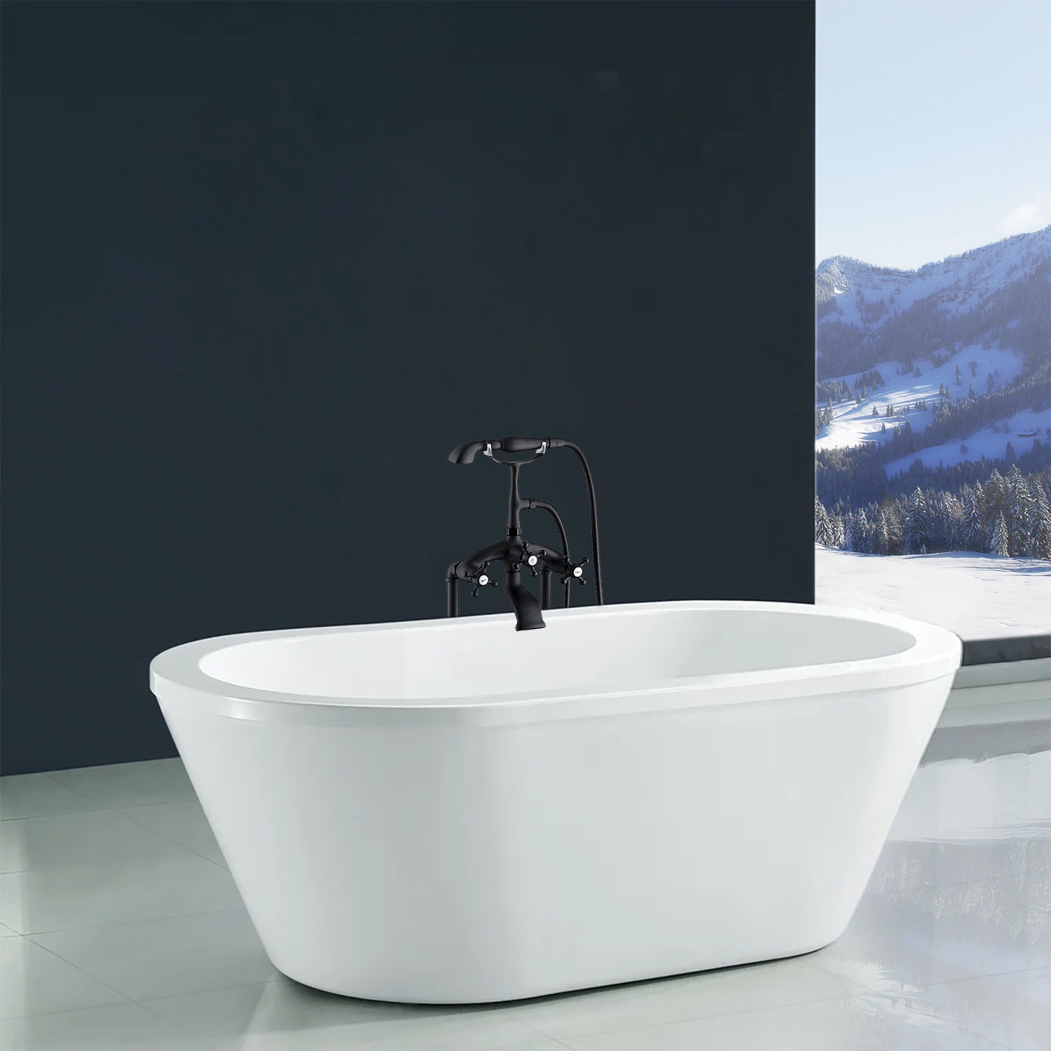 Maincraft HHK019MB Roman-Tub-Faucets - View #3
