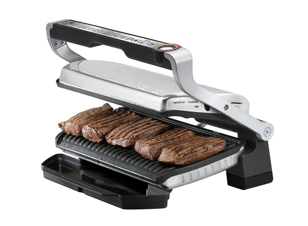 Eik Hedendaags Spotlijster T-FAL 1800-Watt Stainless Steel Electric Grill in the Electric Grills  department at Lowes.com
