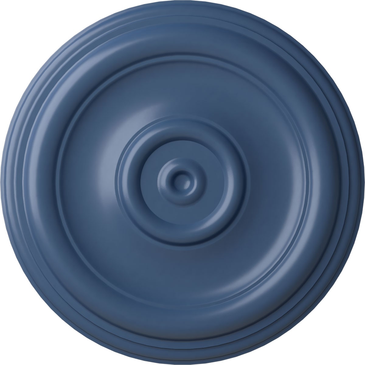 Ekena Millwork CM12TRAMF Traditional 12-in W x 12-in L Traditional Painted Americana Polyurethane Whole Ceiling Medallion