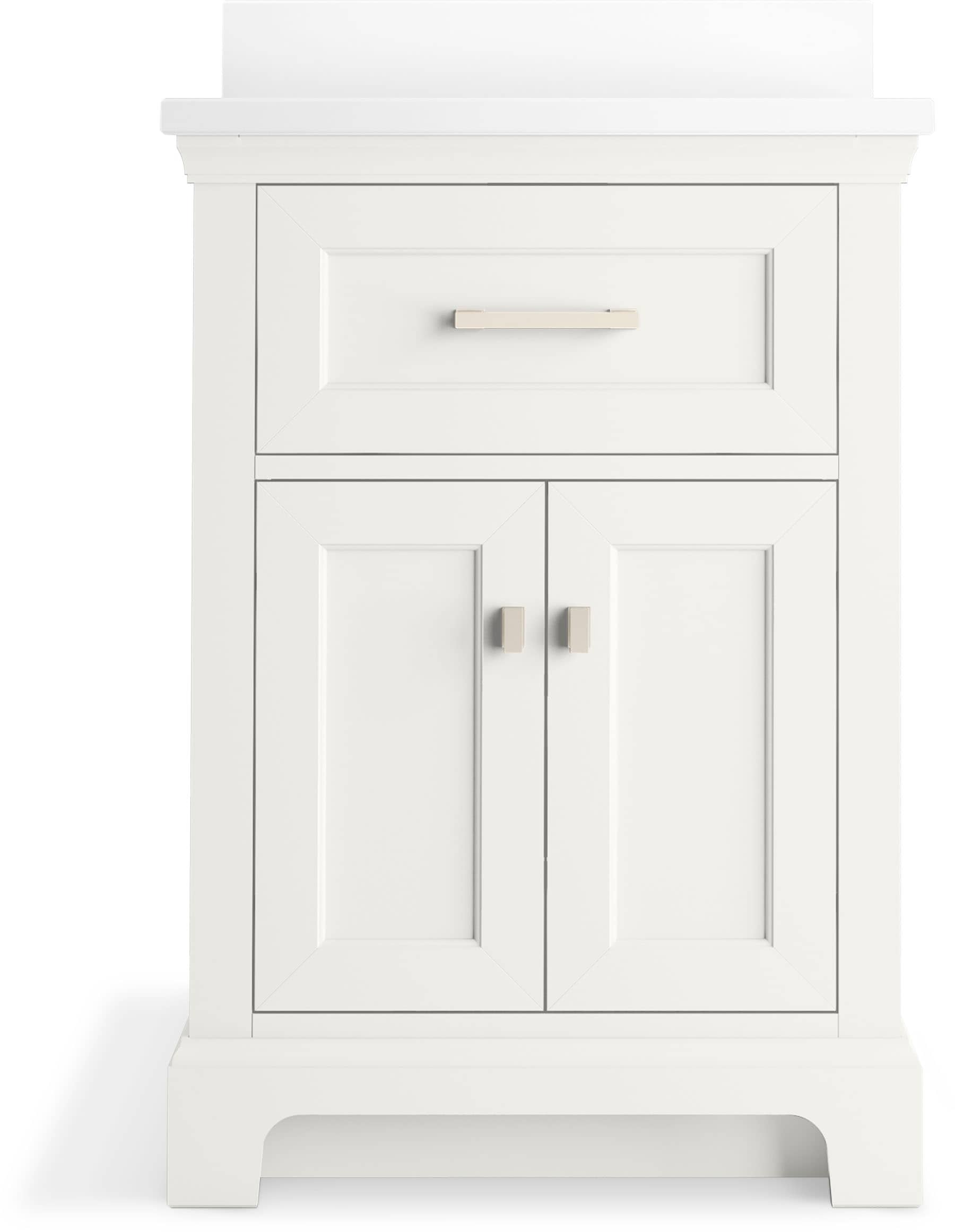 KOHLER Charlemont 24-in White Undermount Single Sink Bathroom Vanity ...