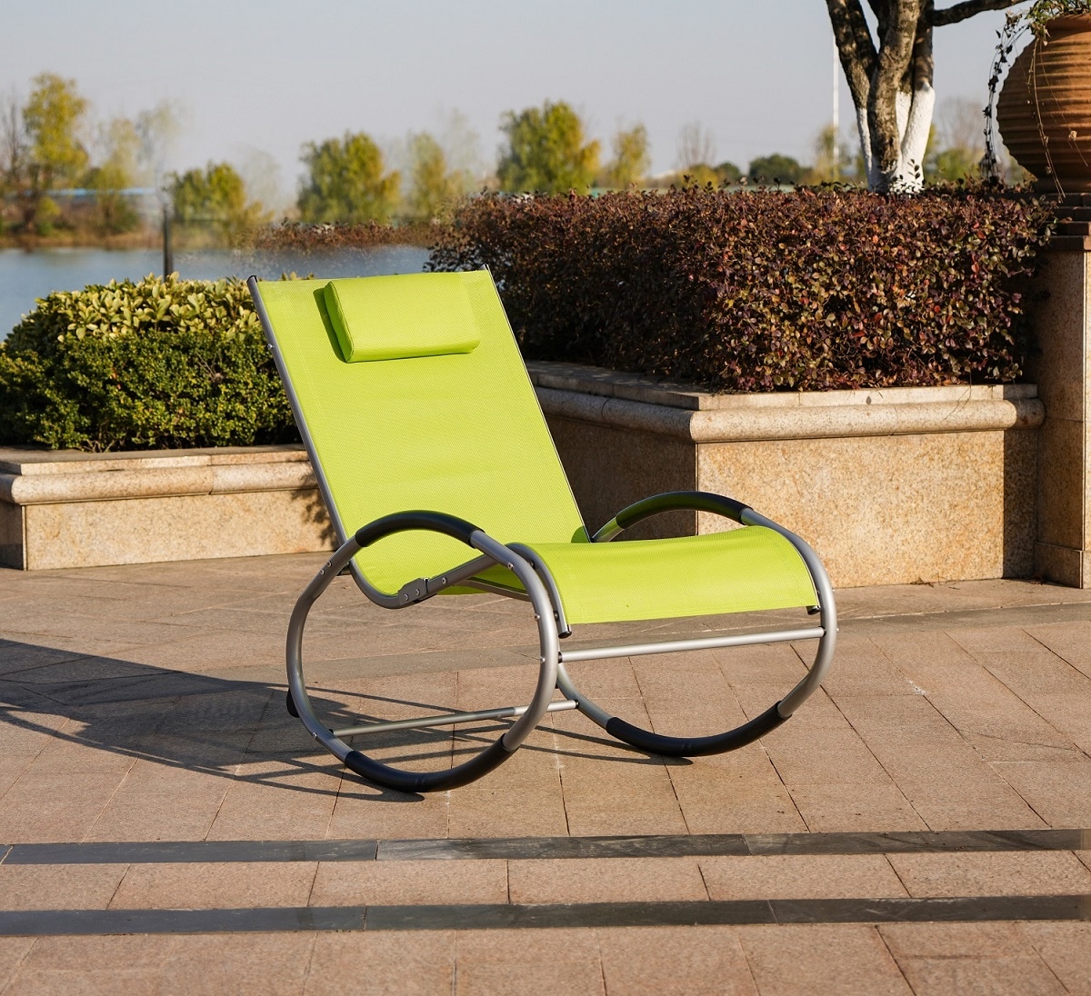 Moda Furnishings MOL-008-GREEN Patio-Chairs - View #2