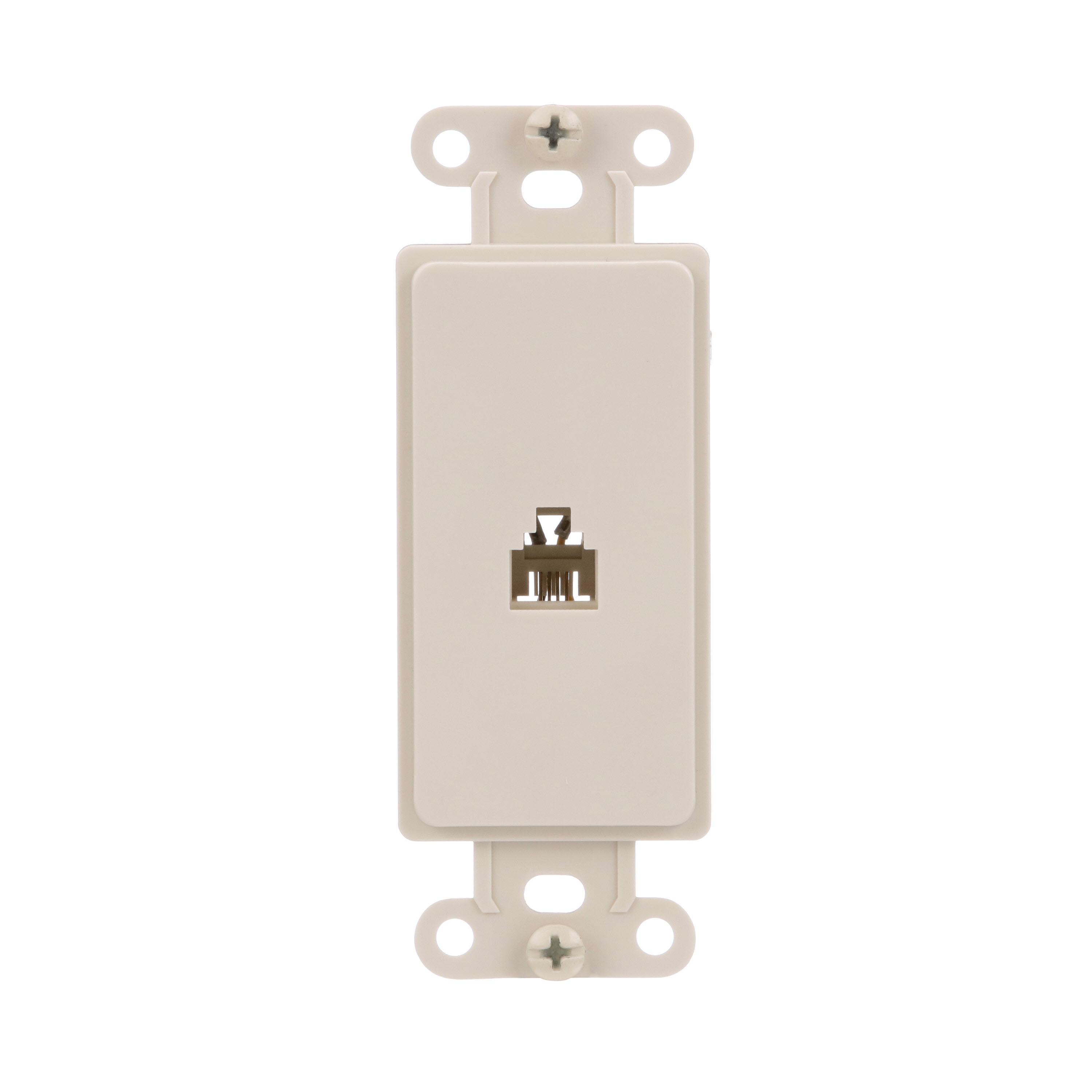 Eaton 3560-4LA-F-LW 1 -Gang Standard Size Light almond Thermoplastic Indoor Decorator Wall Plate