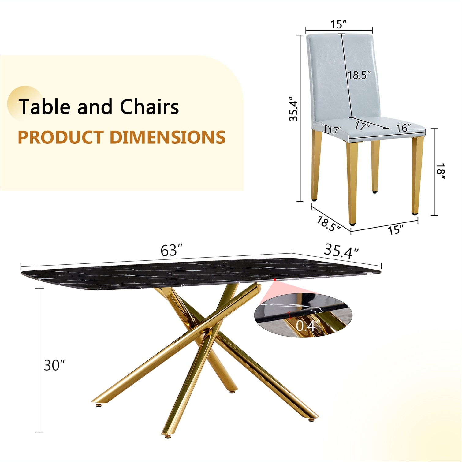 Watnature 2JKHNS0G64PF Dining-Sets - View #3