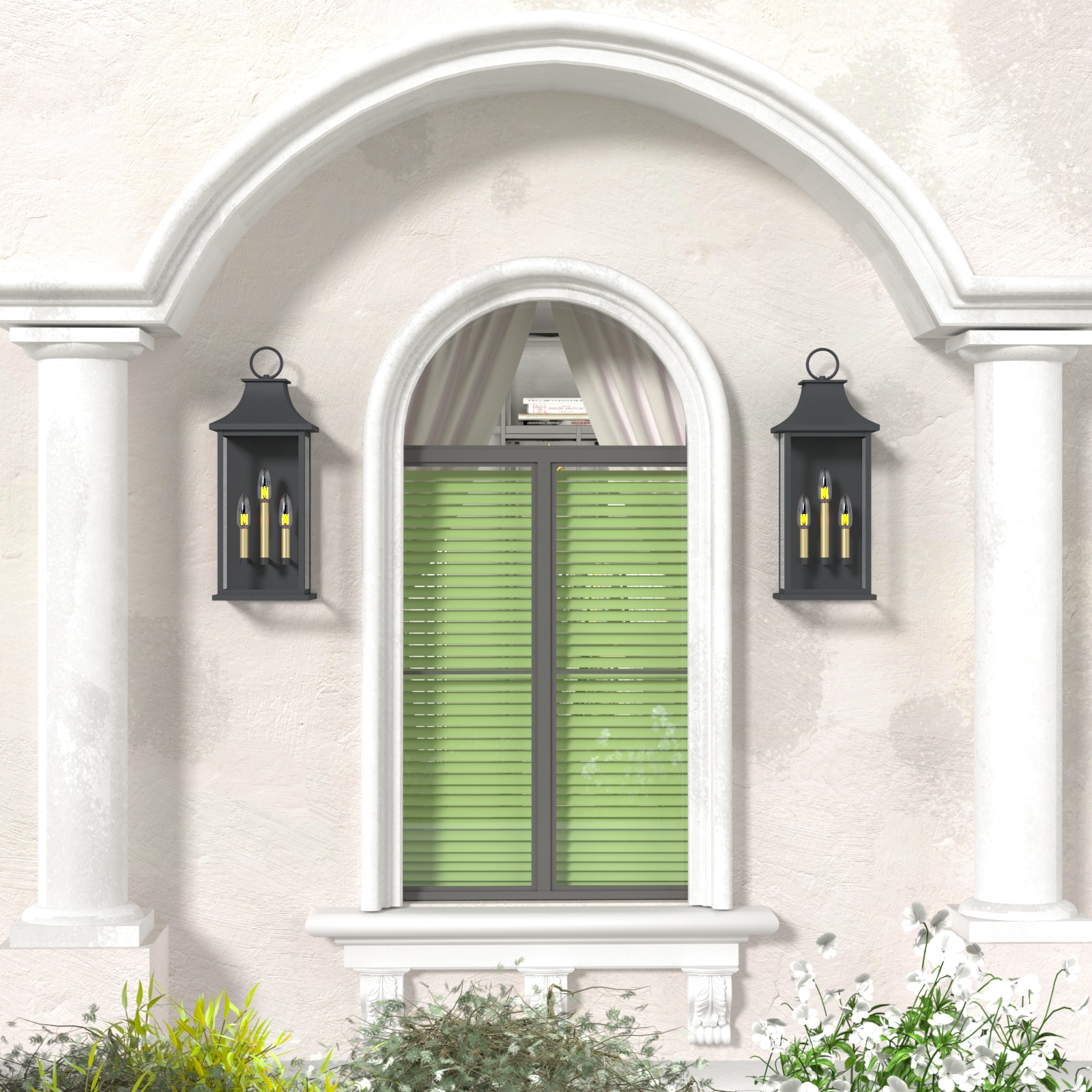 Maxax 7008-3BK Outdoor-Wall-Lighting - View #5