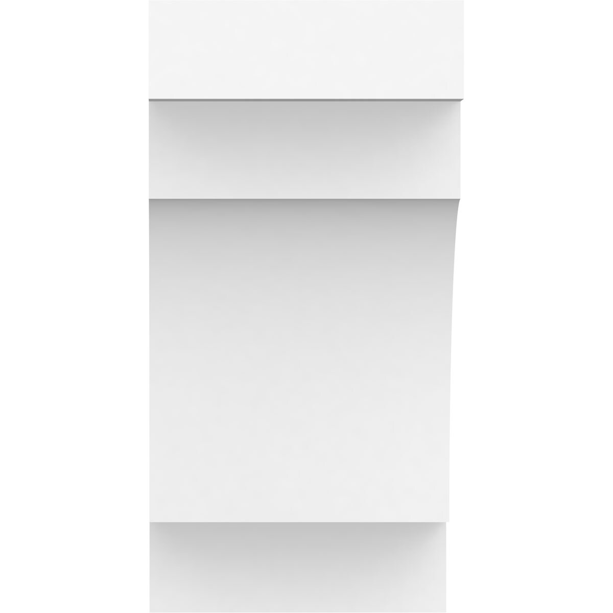 Ekena Millwork RFTP05X10X42MED Exterior-Brackets-Braces - View #2