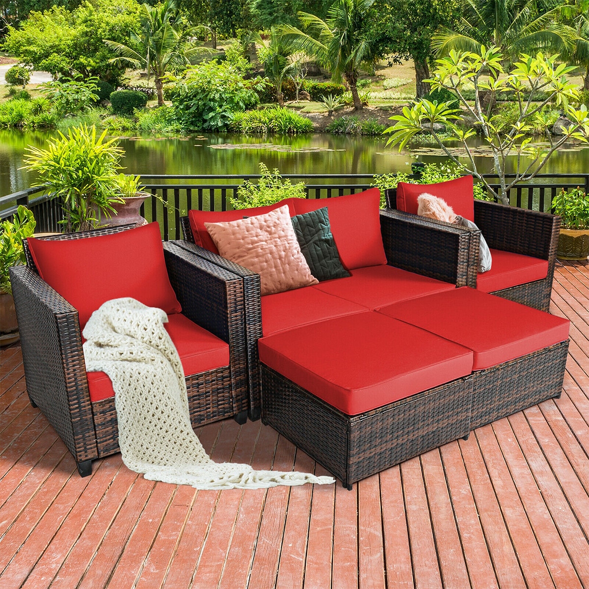 Forclover HYFE-67697ARE Patio-Conversation-Sets - View #10