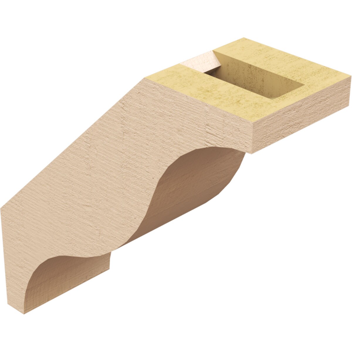 Ekena Millwork BRCUR03X08X08FSTRCPR braces - View #6