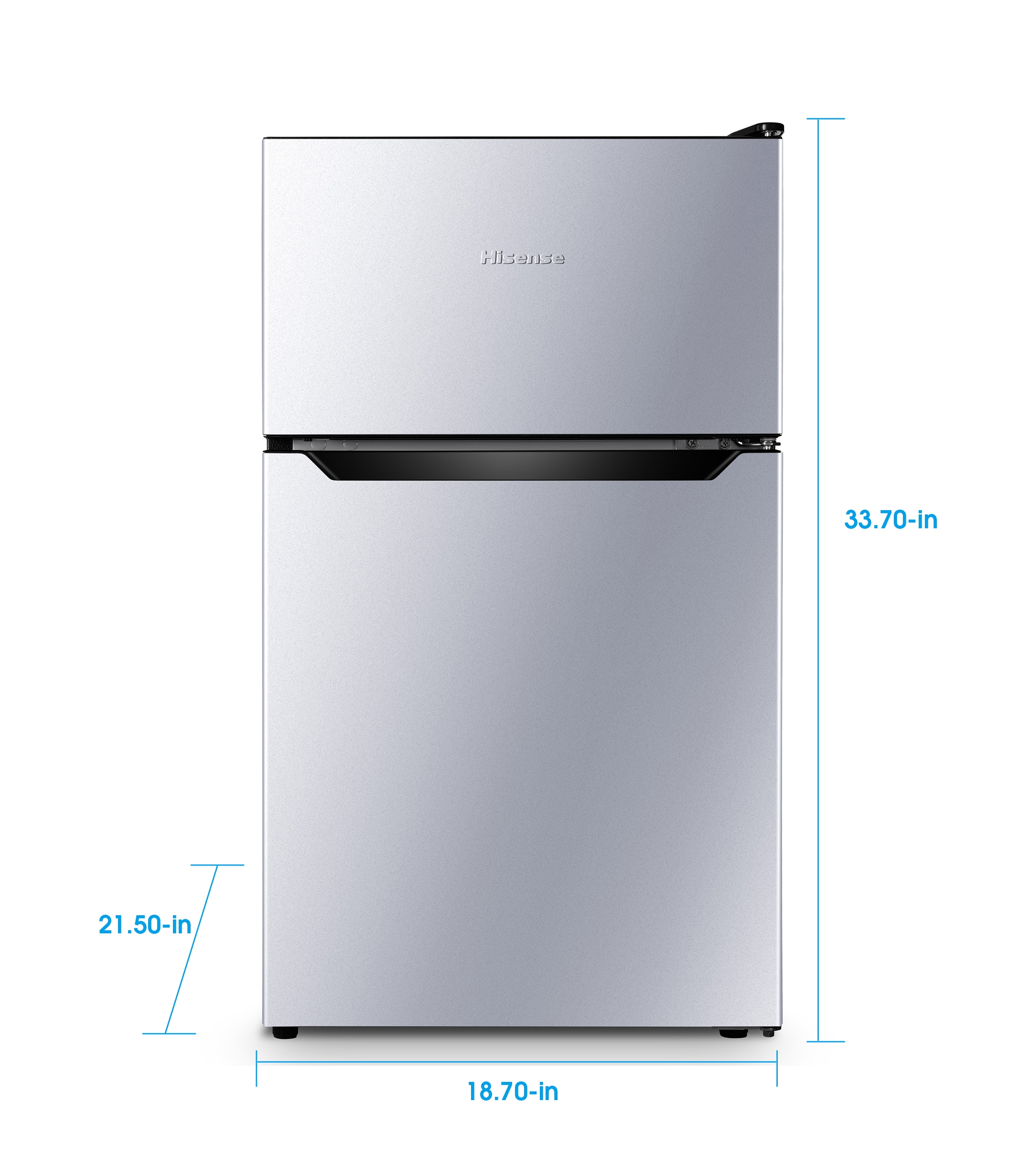 Hisense 3.3-cu ft Counter-depth Freestanding Mini Fridge Freezer