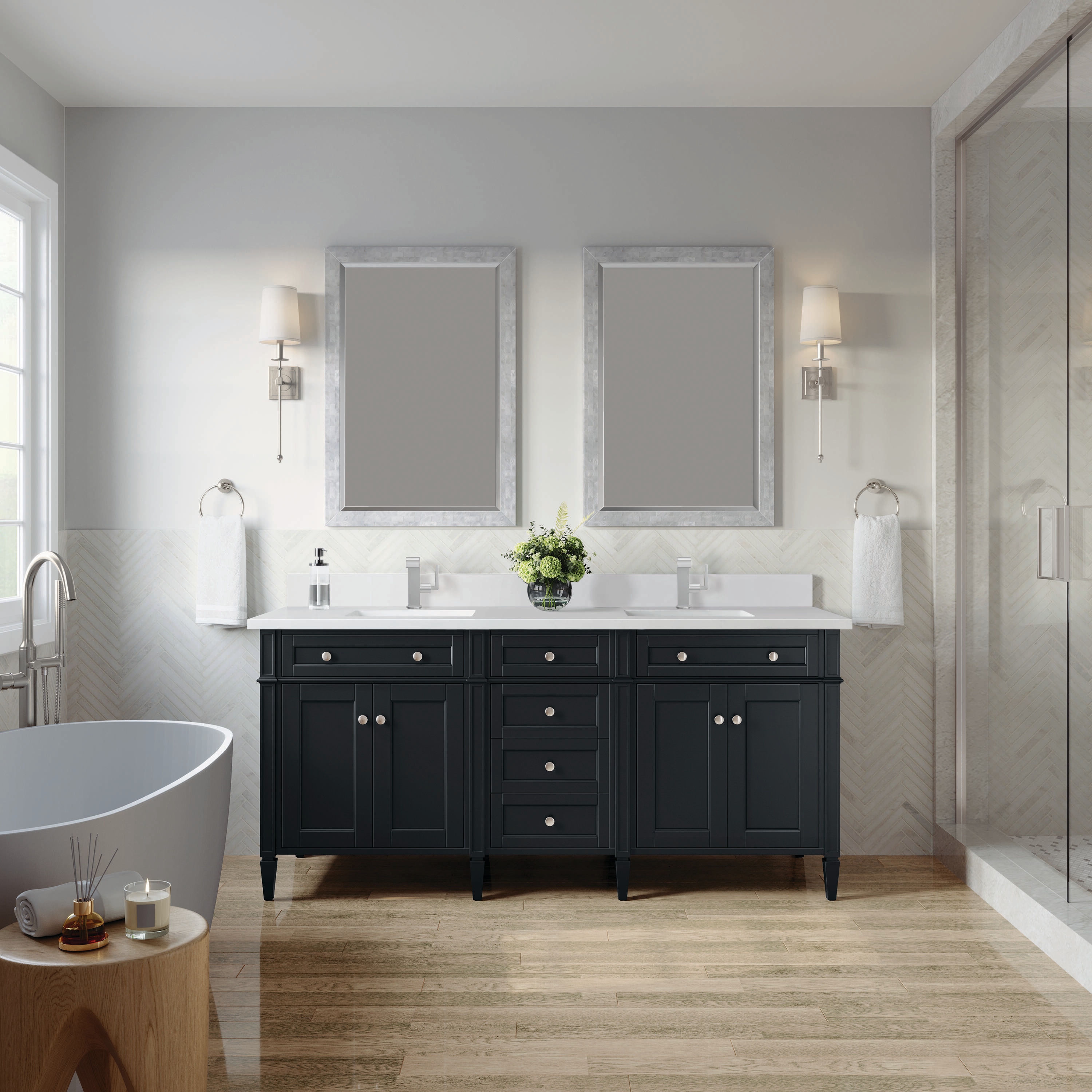 James Martin Vanities 650-V72-BKO-1WZ Bath-Vanity-Combo - View #2