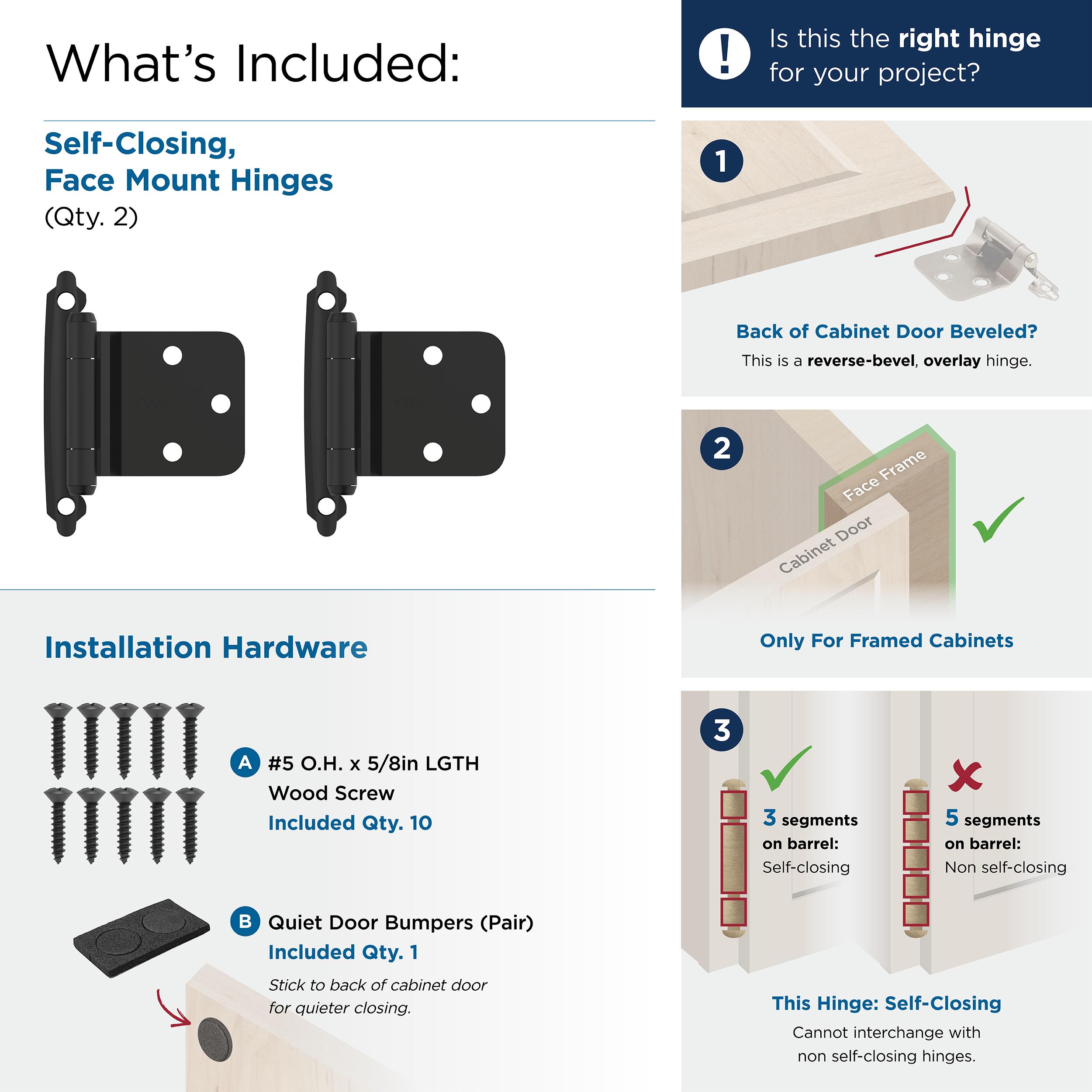 Amerock BPR7630FB Cabinet-Hinges - View #4
