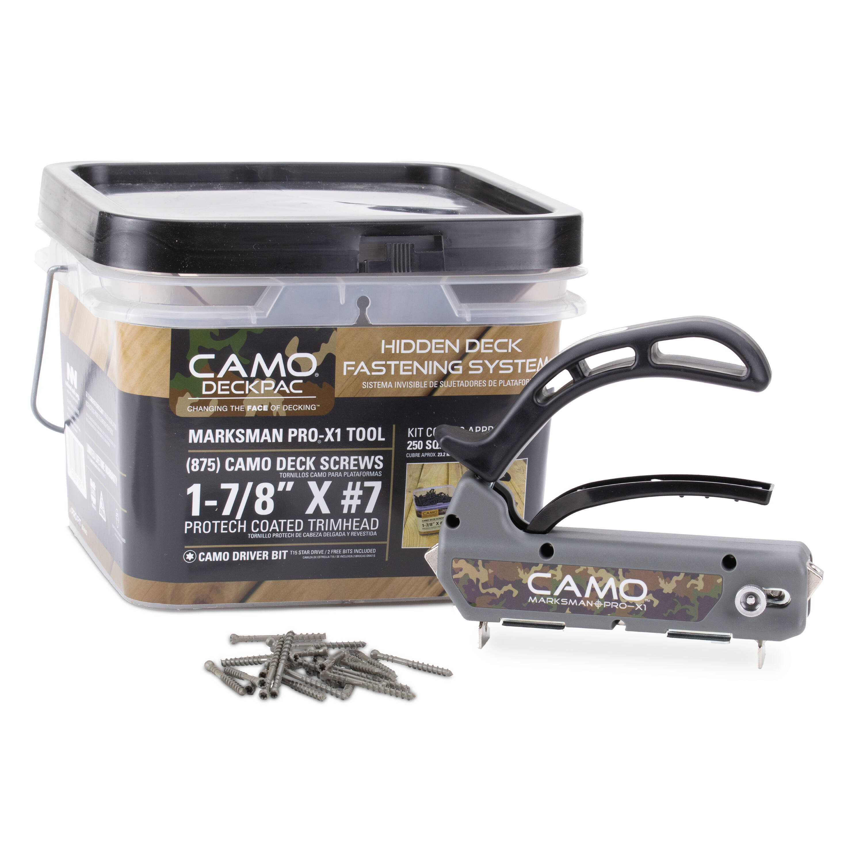 CAMO 0345106 #7 x 1-7/8-in Wood to wood Deck Screws ( 875 -Per Box )
