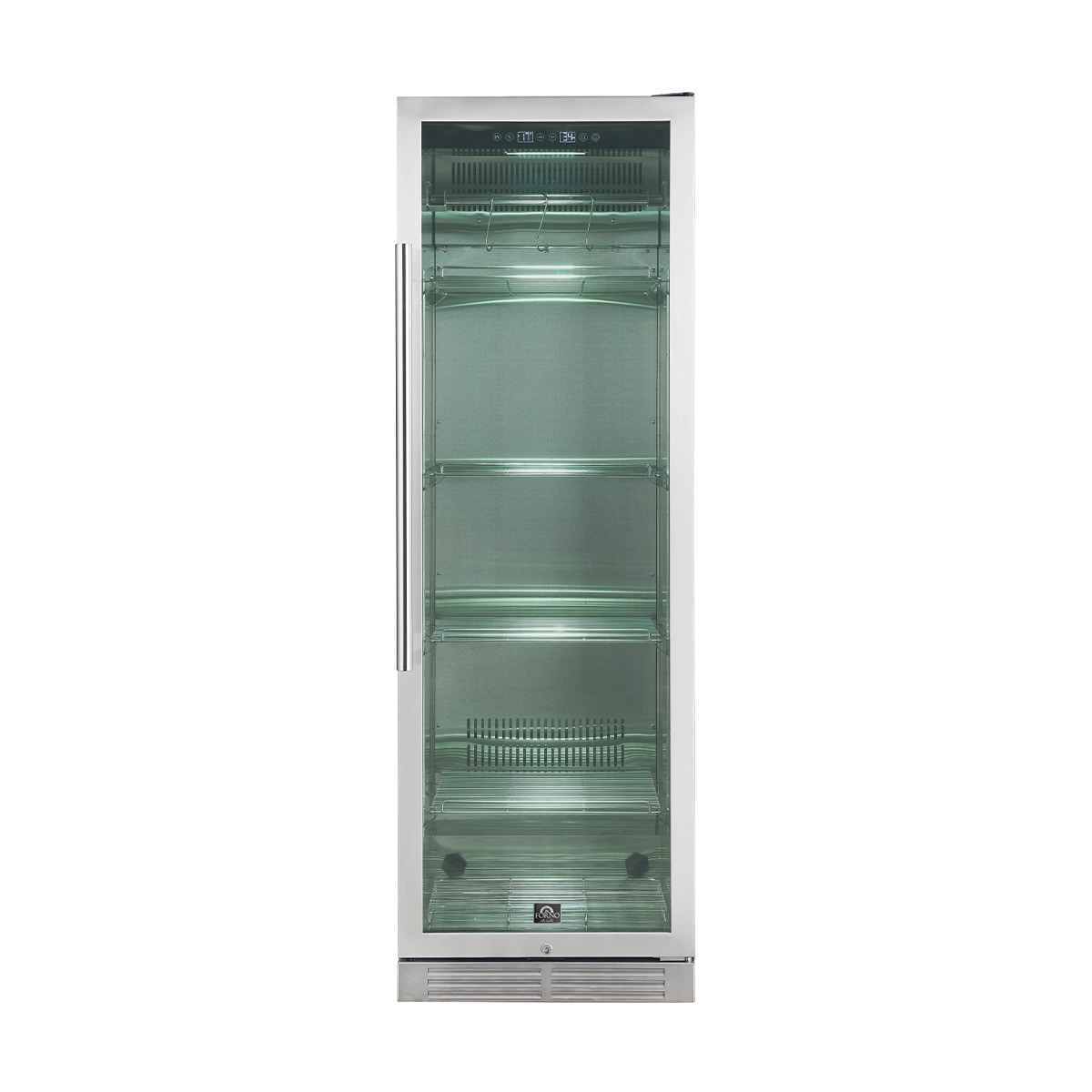 FORNO FFSDA6833-24 14.66-cu ft Commercial Refrigerators 1 Glass -Door Reach-In ( Stainless steel )