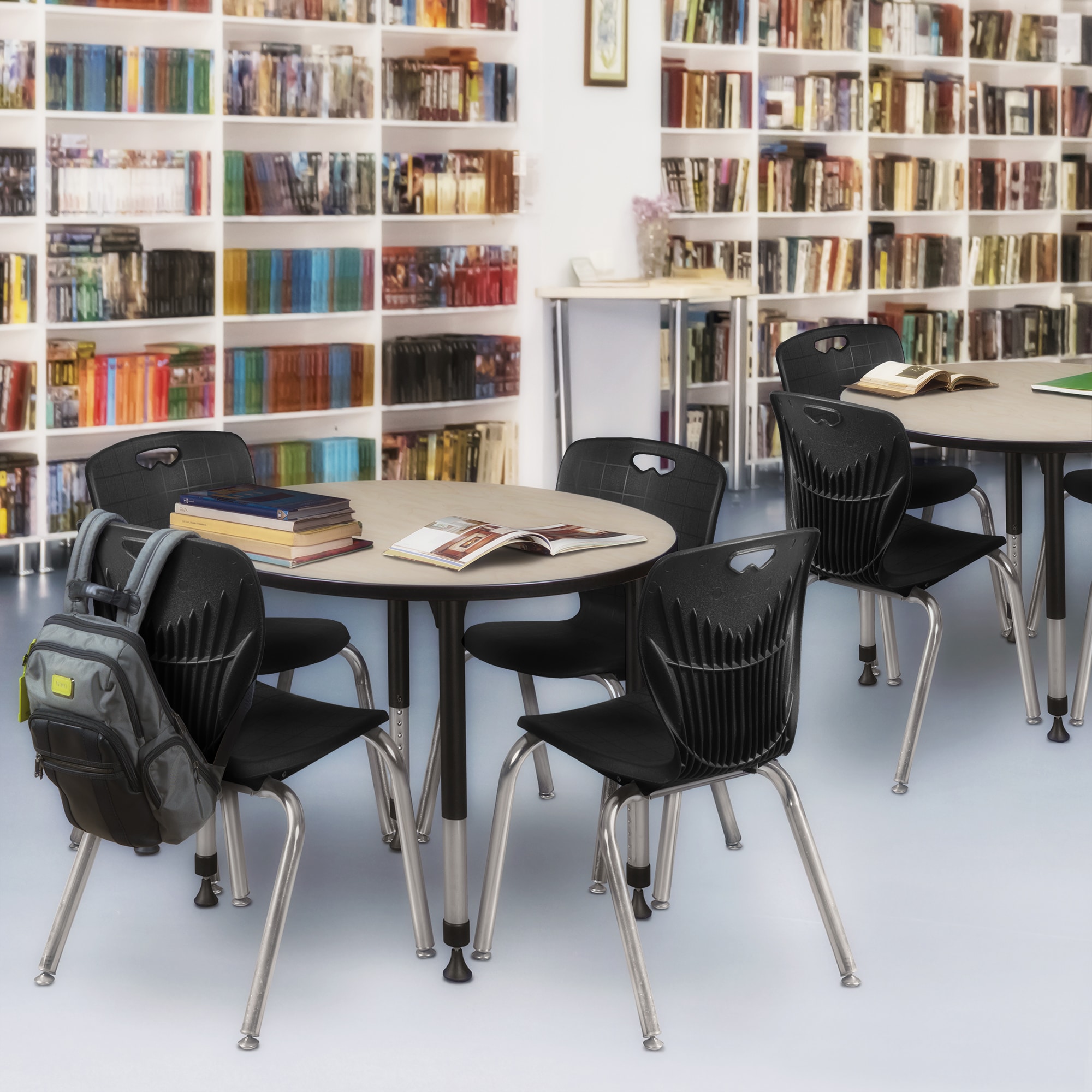 Regency TB36RNDPLAPBK Office-Tables - View #6