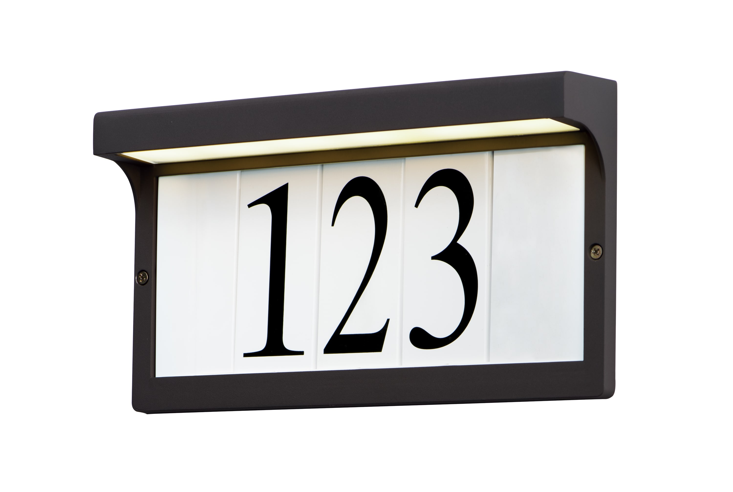 Maxim Lighting 53610BZ Address 1 -Light 7-in H Matte Bronze Hardwired Integrated LED Outdoor Wall Light