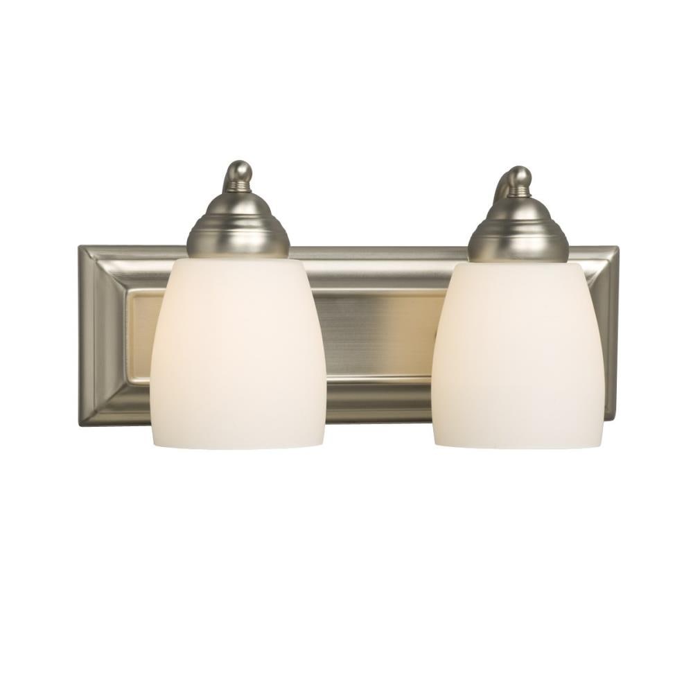 Galaxy Lighting 724132BN Barclay 14-in 2 -Light Brushed Nickel Transitional Vanity light