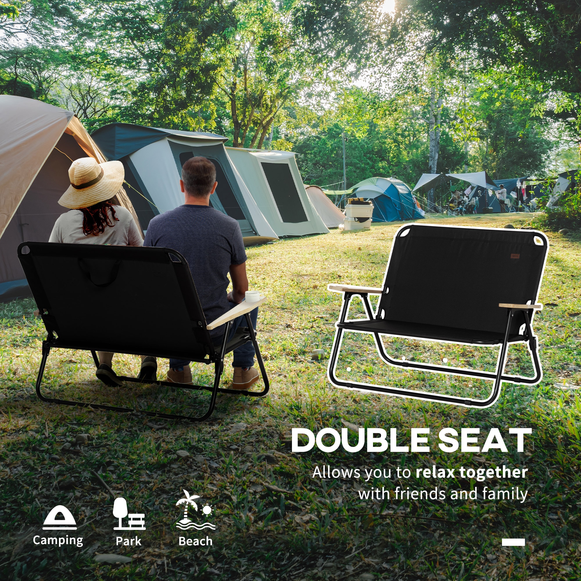 Mondawe MO-P2AC2457XGN1 Beach-Camping-Chairs - View #4