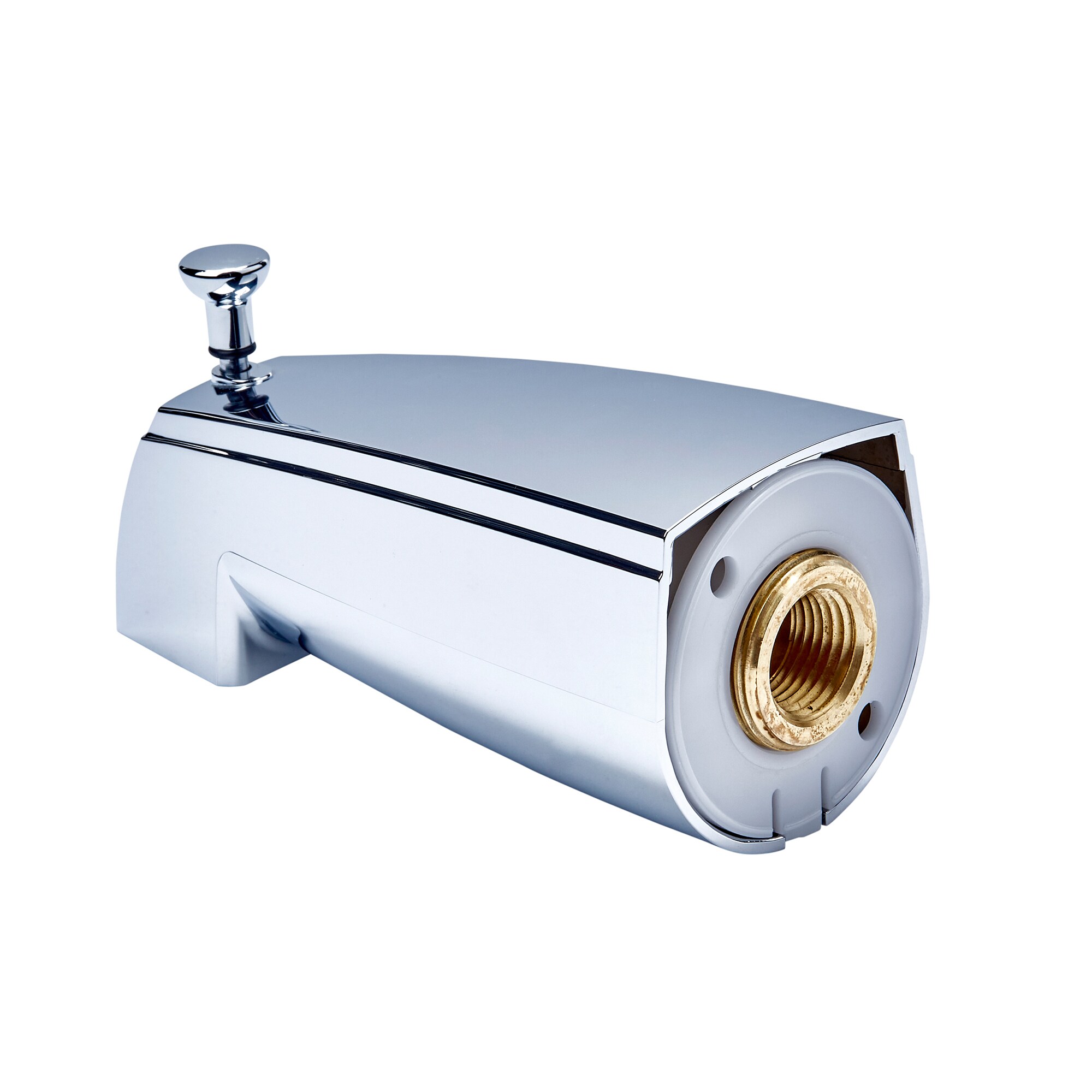 Delta Chrome Bathtub Spout With Diverter In The Bathtub Spouts   16729797 