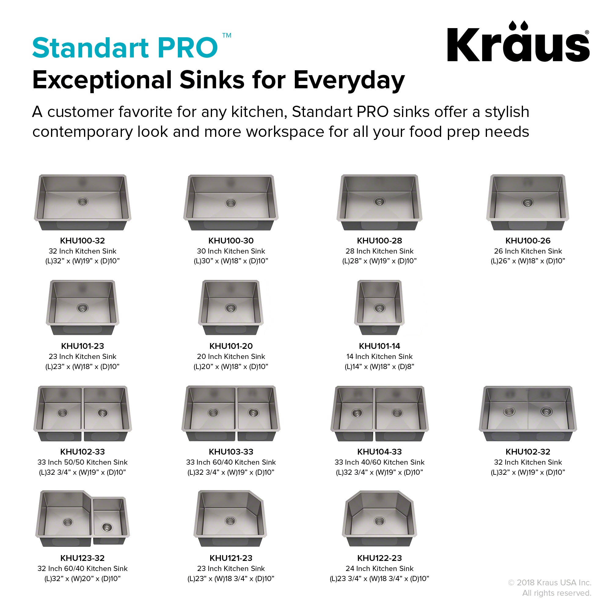 Kraus KHU104-33 Kitchen-Sinks - View #13