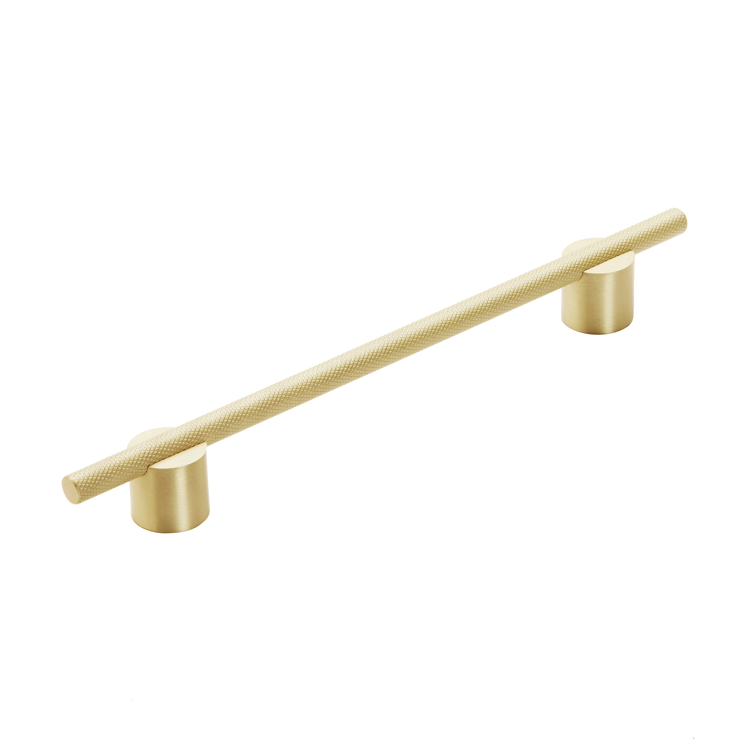 Amerock BP7414192MGMG Transcendent 7-9/16-in , 192mm Center to Center Matte Gold Cylindrical Bar