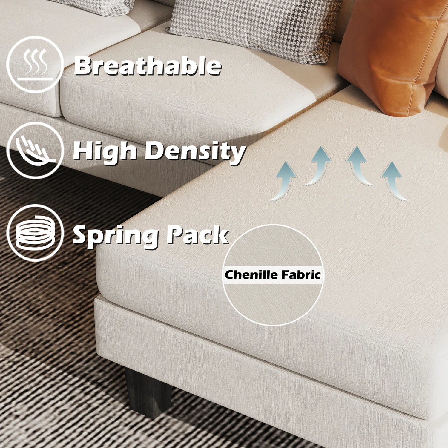 Vineego LS-SF22-0051-2 Sofas-Loveseats - View #4