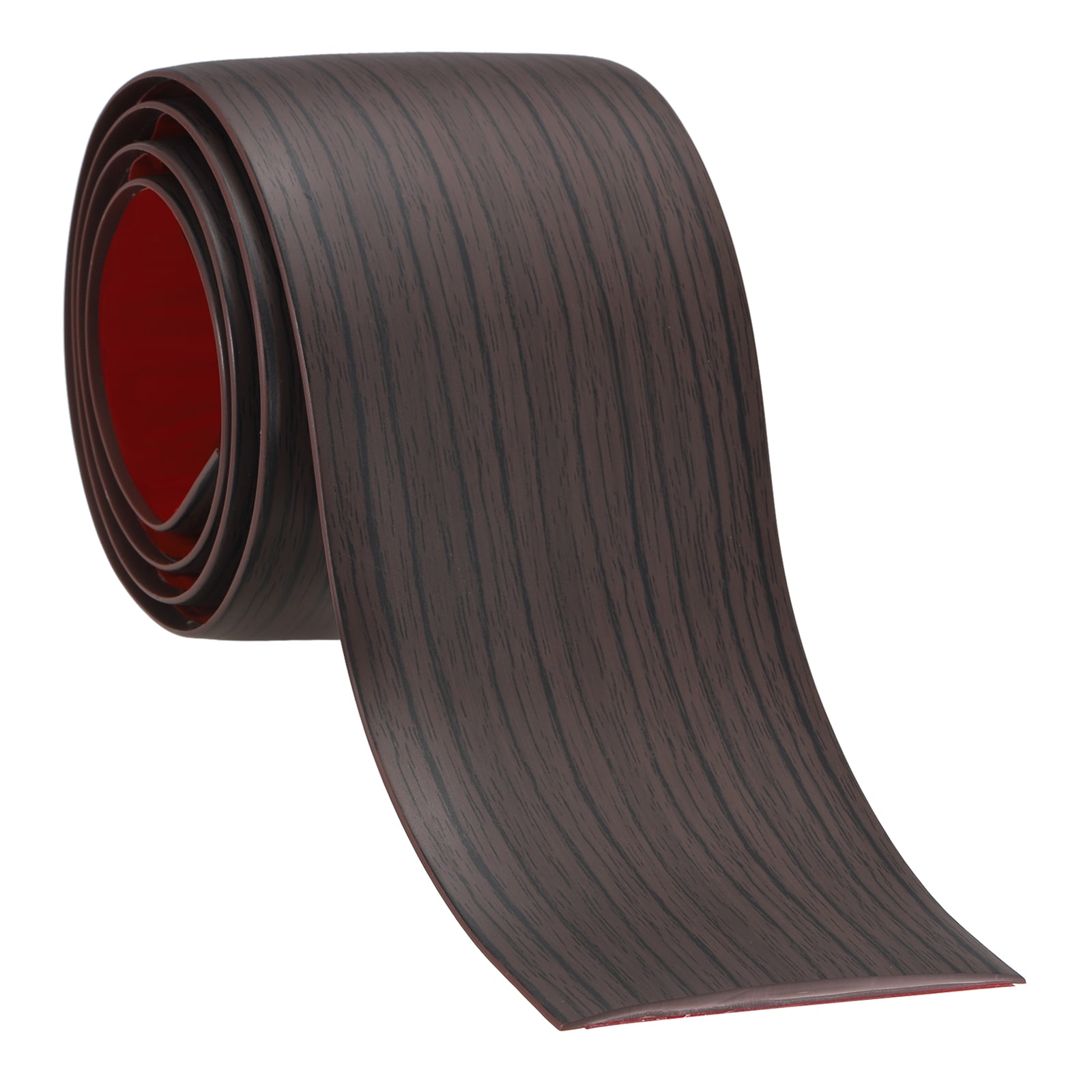 PATIKIL Self Adhesive Floor Transition Strip 3 in x 6.6 Ft Vinyl Laminate Floor Flat Divider for Joining Floor Gaps Doorways Carpet Cover Floor Tiles Black Walnut