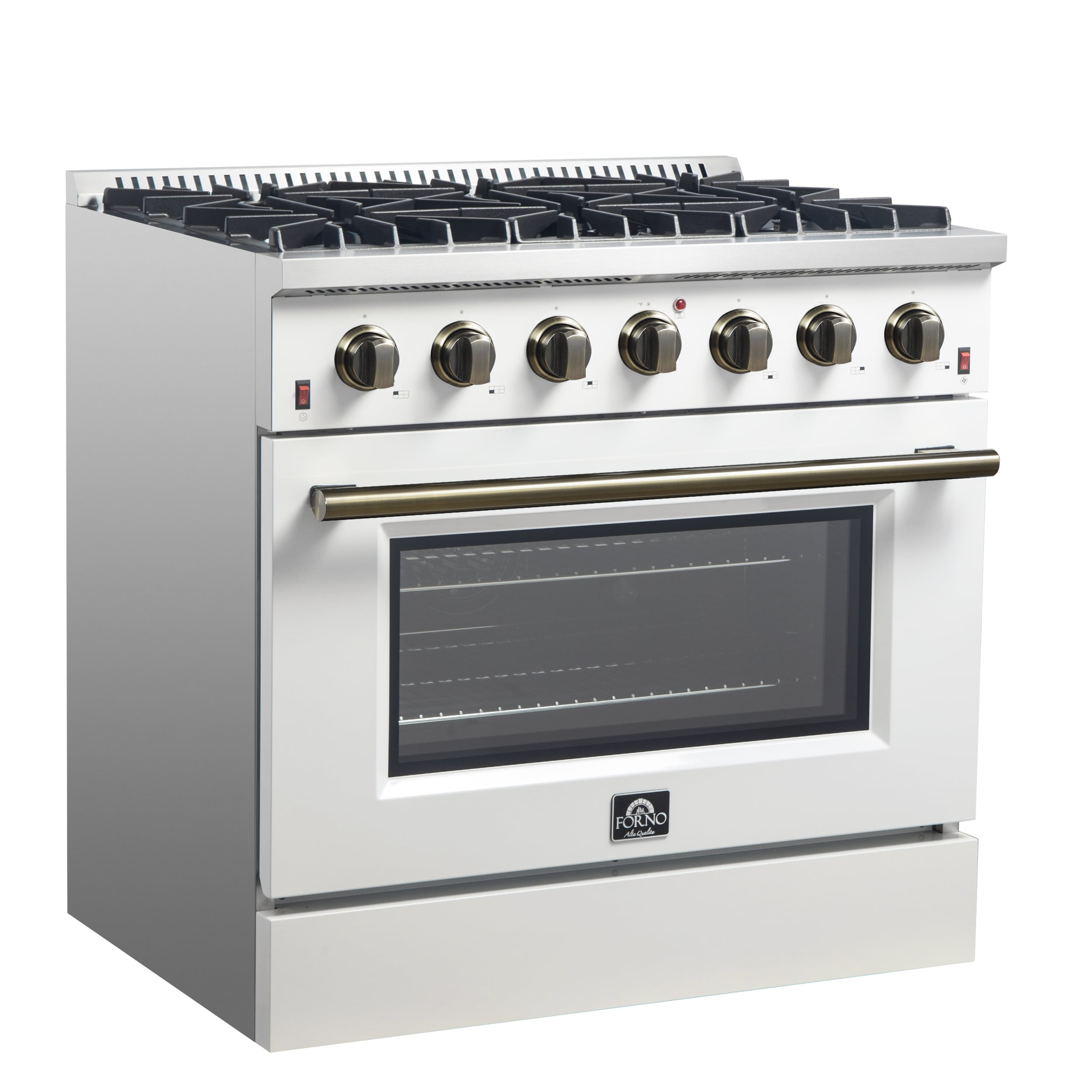 FORNO FFSGS6244-36WHT Freestanding-Gas-Ranges - View #3